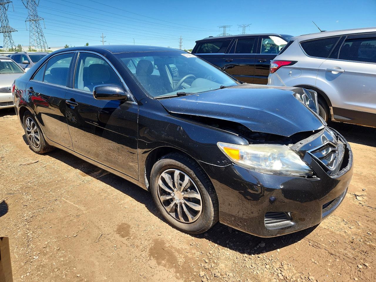 2011 Toyota Camry Le Black vin: 4T1BF3EK0BU676958