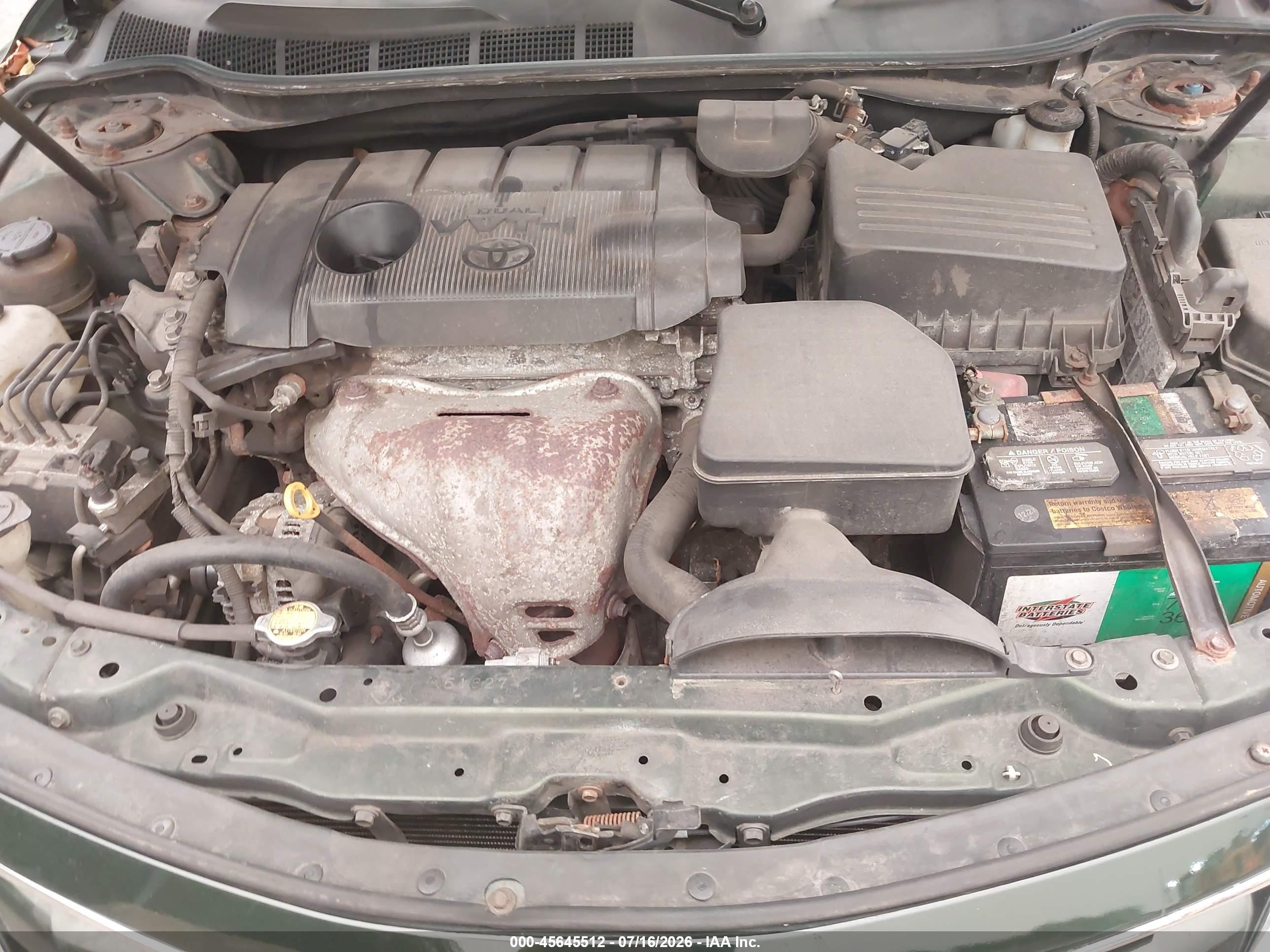 2011 Toyota Camry Le Green vin: 4T1BF3EK0BU680329