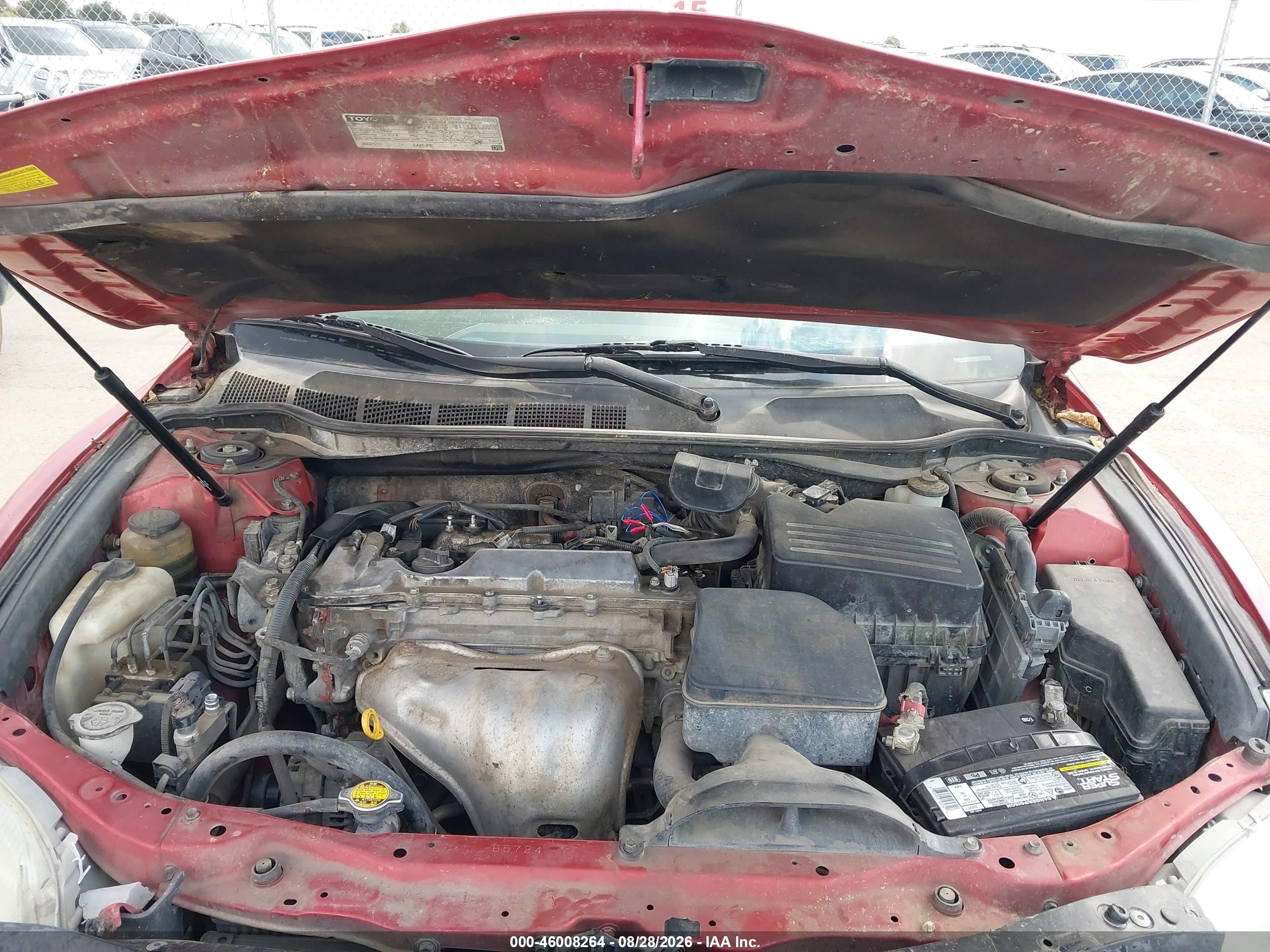 2011 Toyota Camry Le Red vin: 4T1BF3EK0BU703284