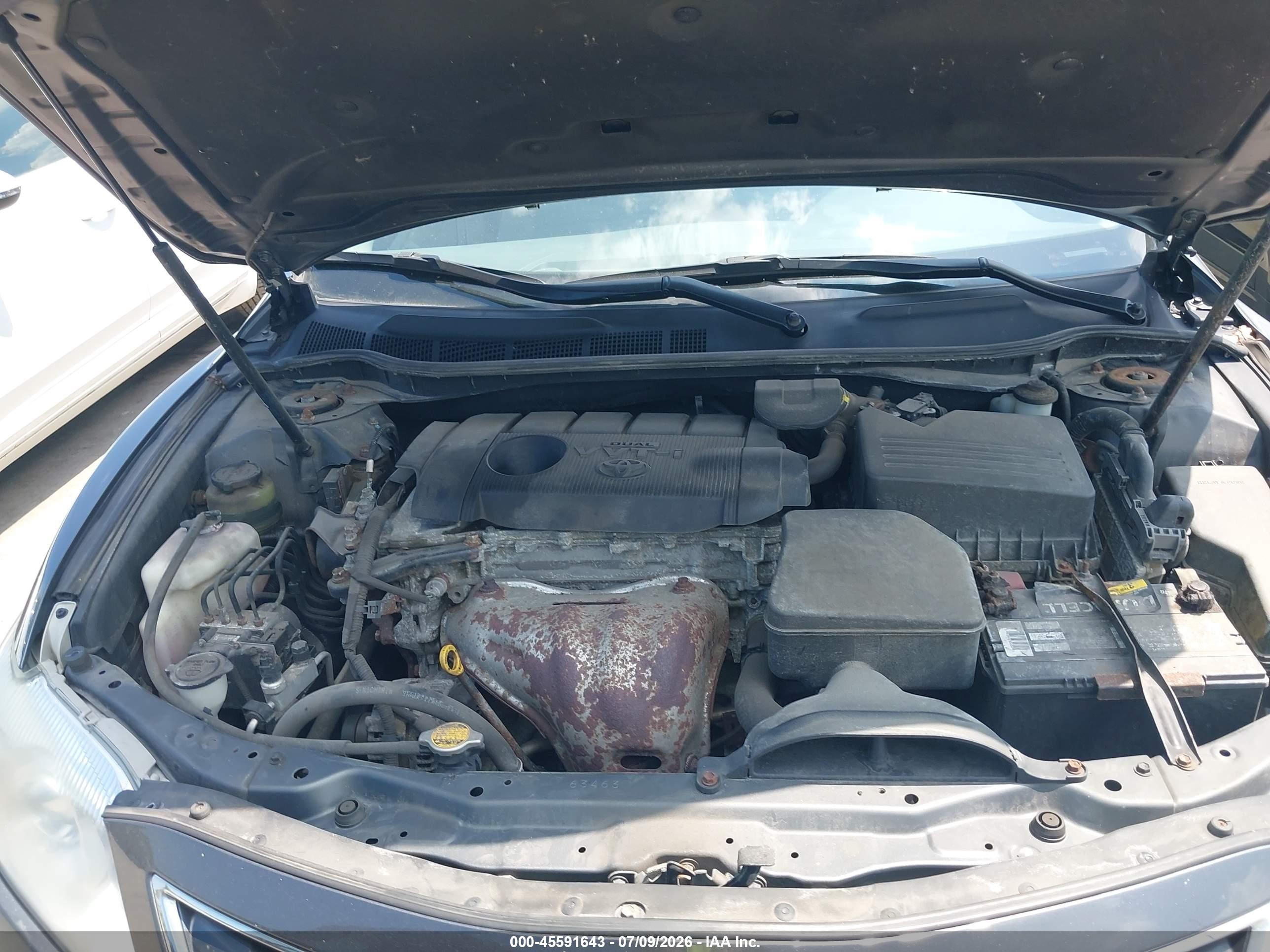 2011 Toyota Camry Le Gray vin: 4T1BF3EK0BU720604