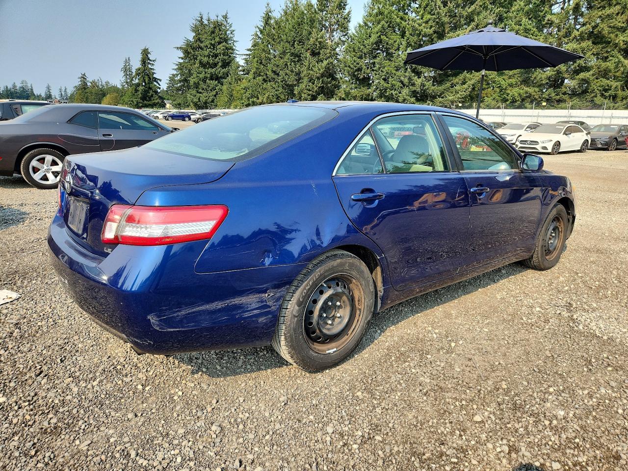 2011 Toyota Camry Le Blue vin: 4T1BF3EK0BU724765