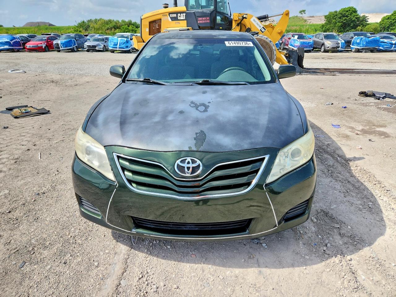2011 Toyota Camry Le Green vin: 4T1BF3EK0BU732445