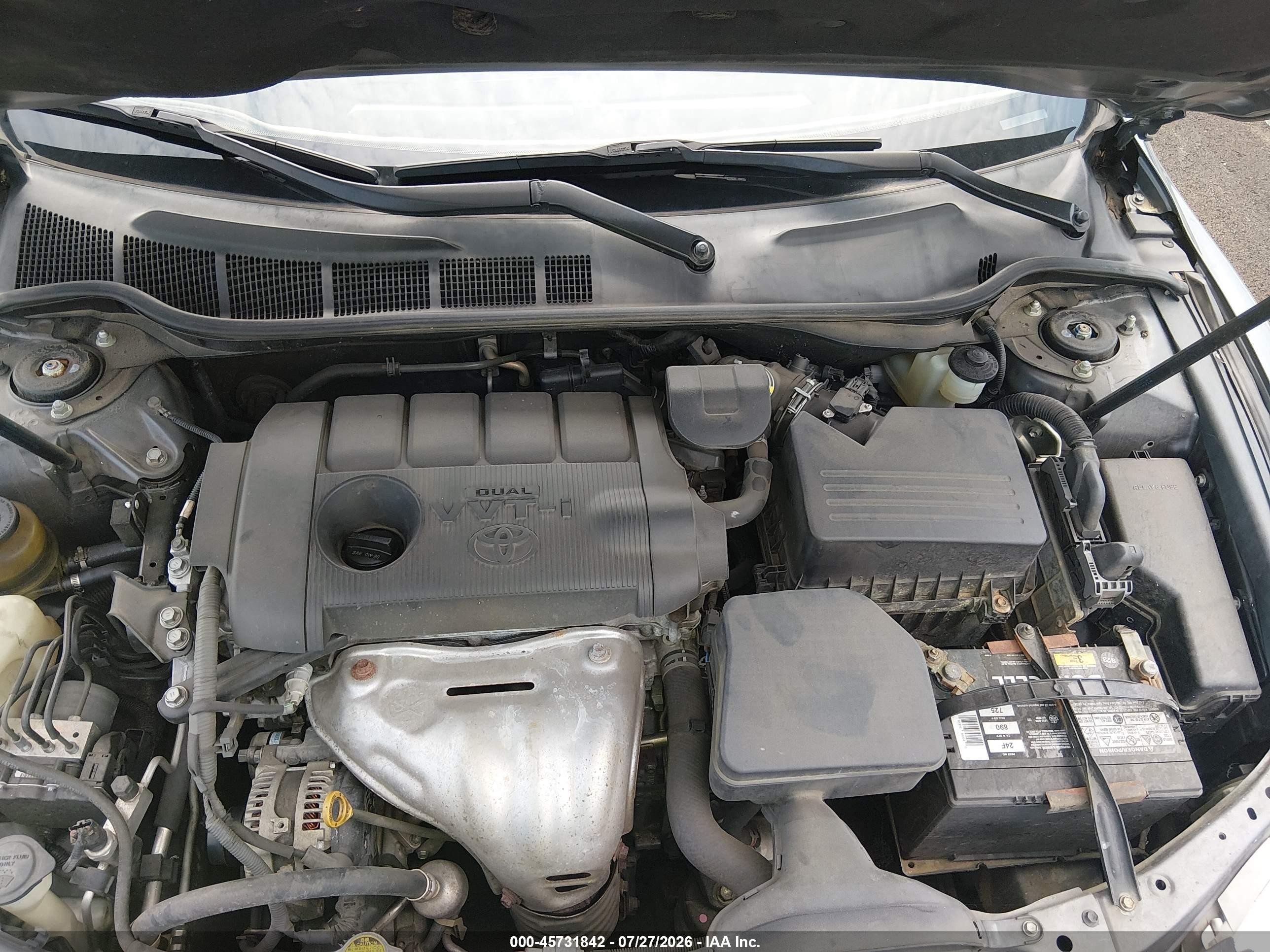 2011 Toyota Camry Le Gray vin: 4T1BF3EK0BU732719