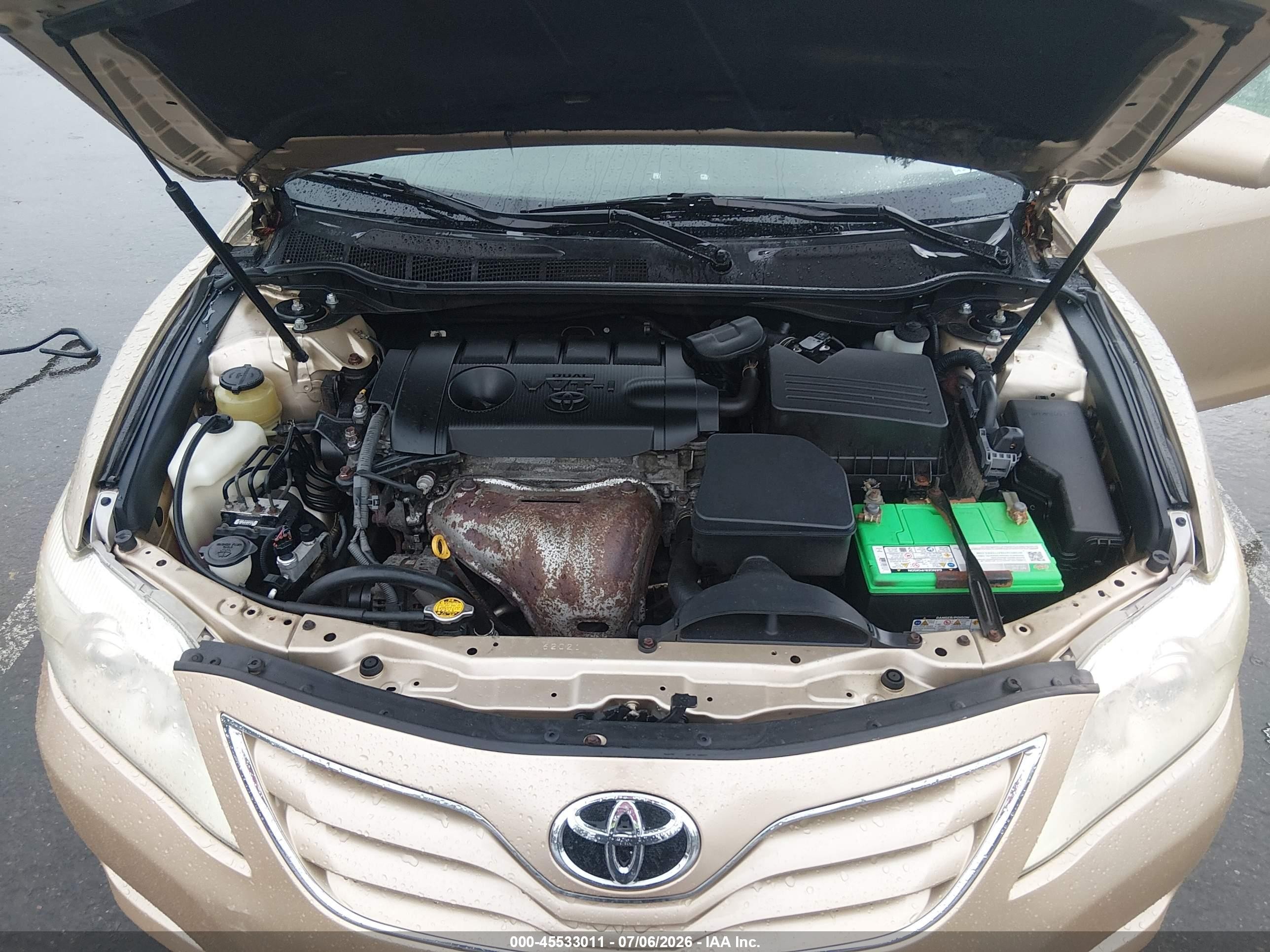 2011 Toyota Camry Le Бежевый vin: 4T1BF3EK0BU751478