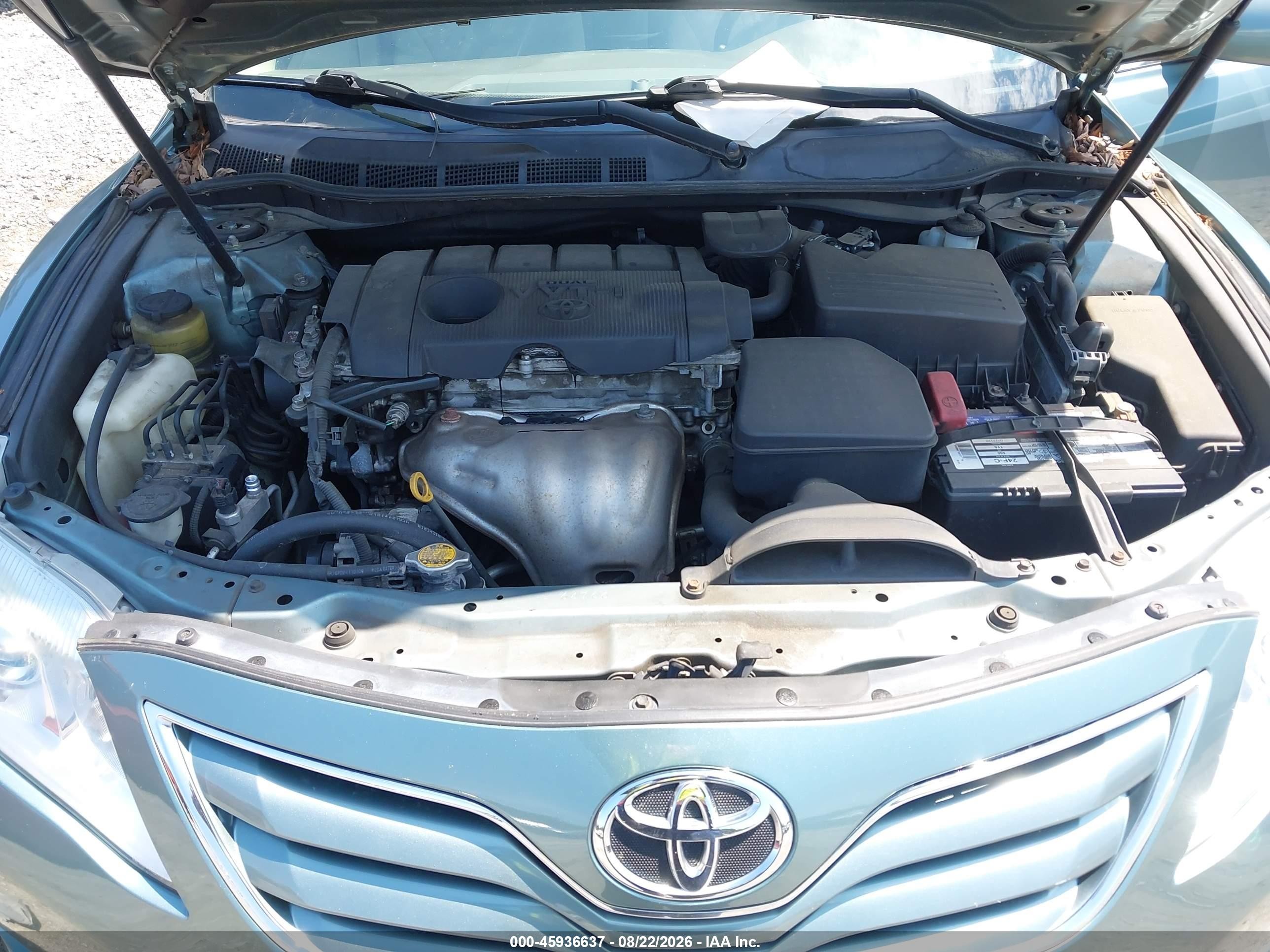 2011 Toyota Camry Le Green vin: 4T1BF3EK0BU753425