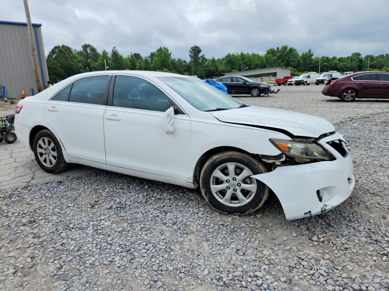 2011 Toyota Camry Le White vin: 4T1BF3EK0BU753828