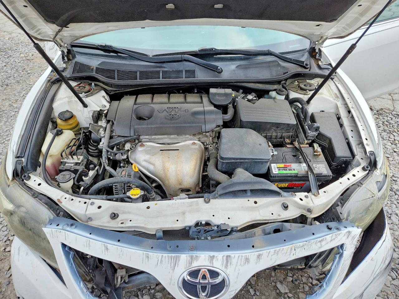 2011 Toyota Camry Le White vin: 4T1BF3EK0BU753828