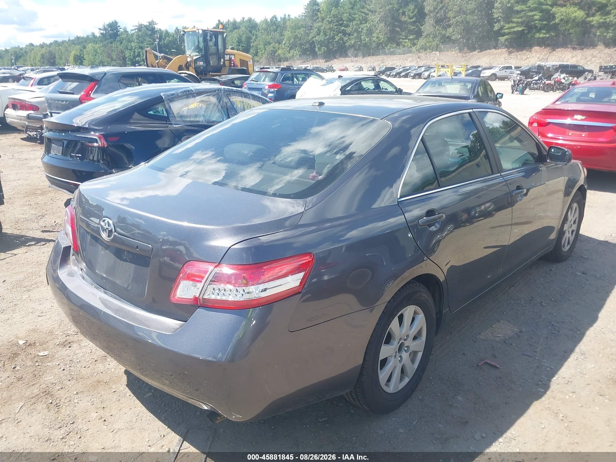 2011 Toyota Camry Le Gray vin: 4T1BF3EK0BU773464