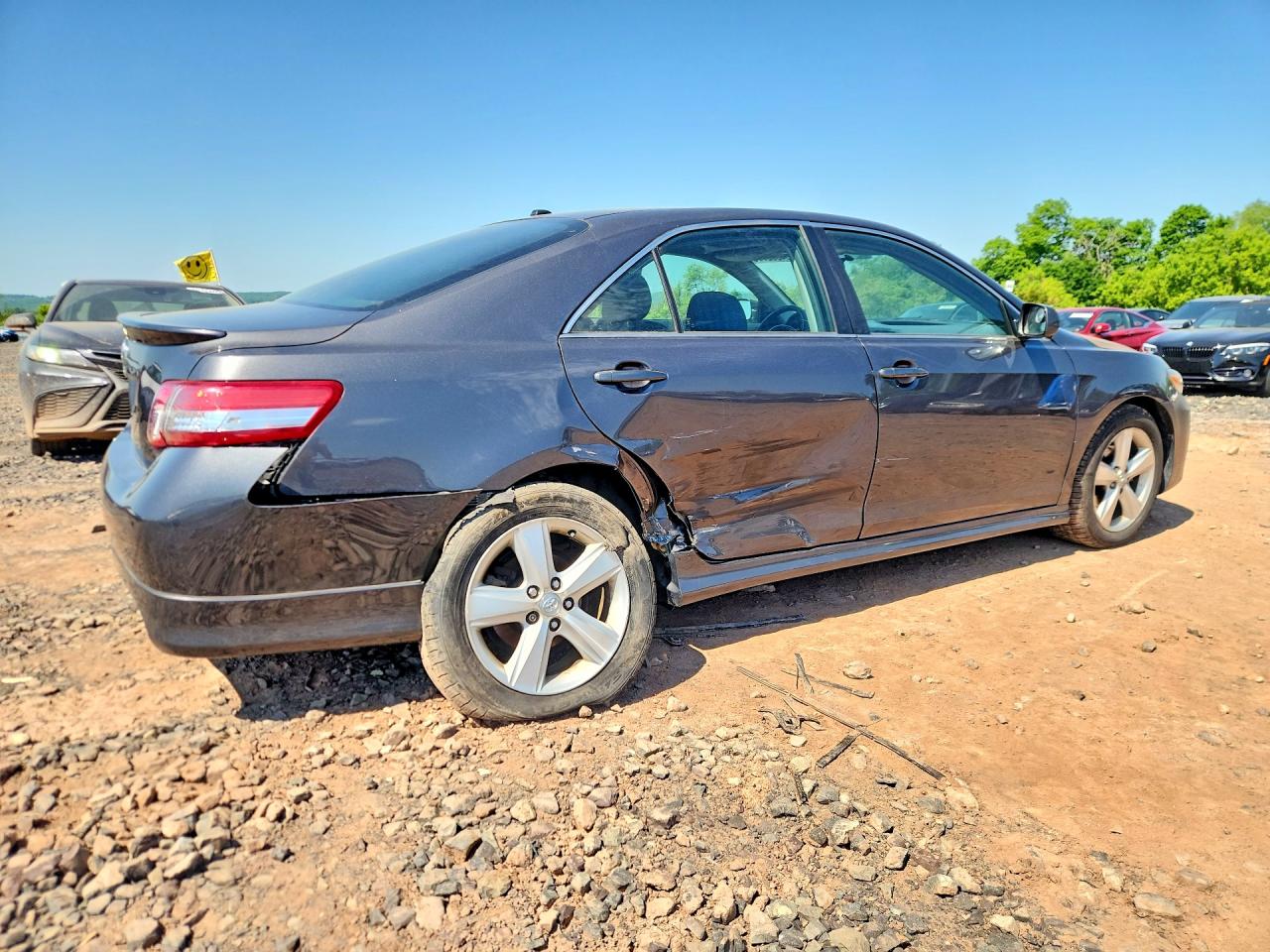 2011 Toyota Camry Se Gray vin: 4T1BF3EK0BU777952
