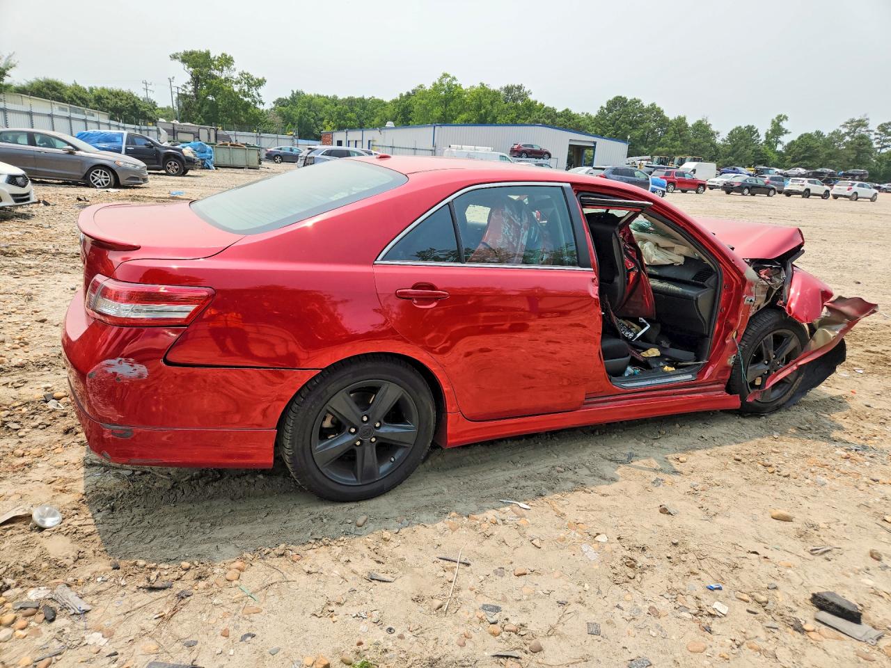 2010 Toyota Camry Se Red vin: 4T1BF3EK1AU035882
