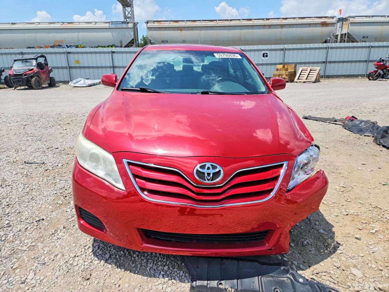 2010 Toyota Camry Le Red vin: 4T1BF3EK1AU090204