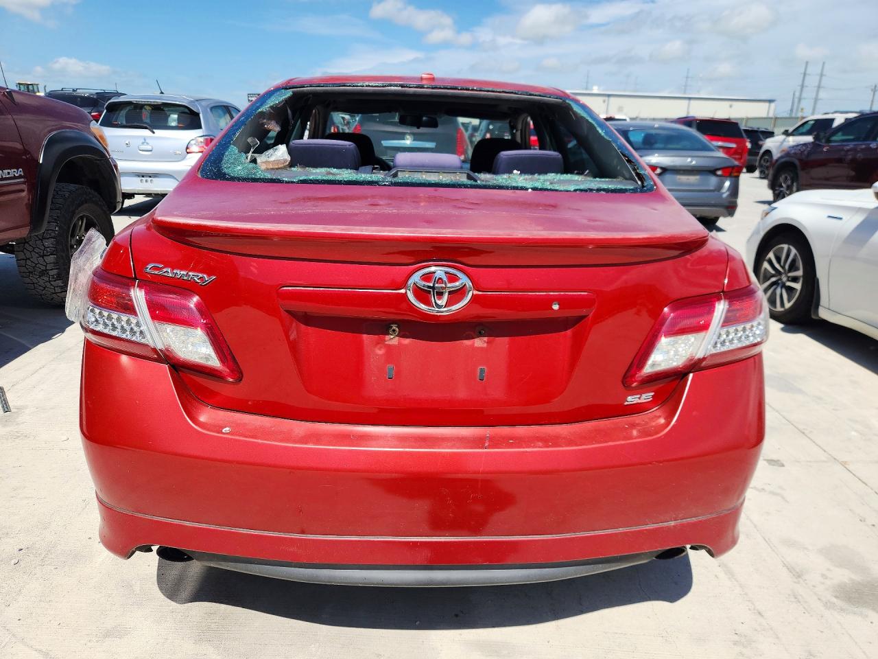 2010 Toyota Camry Se Красный vin: 4T1BF3EK1AU520085