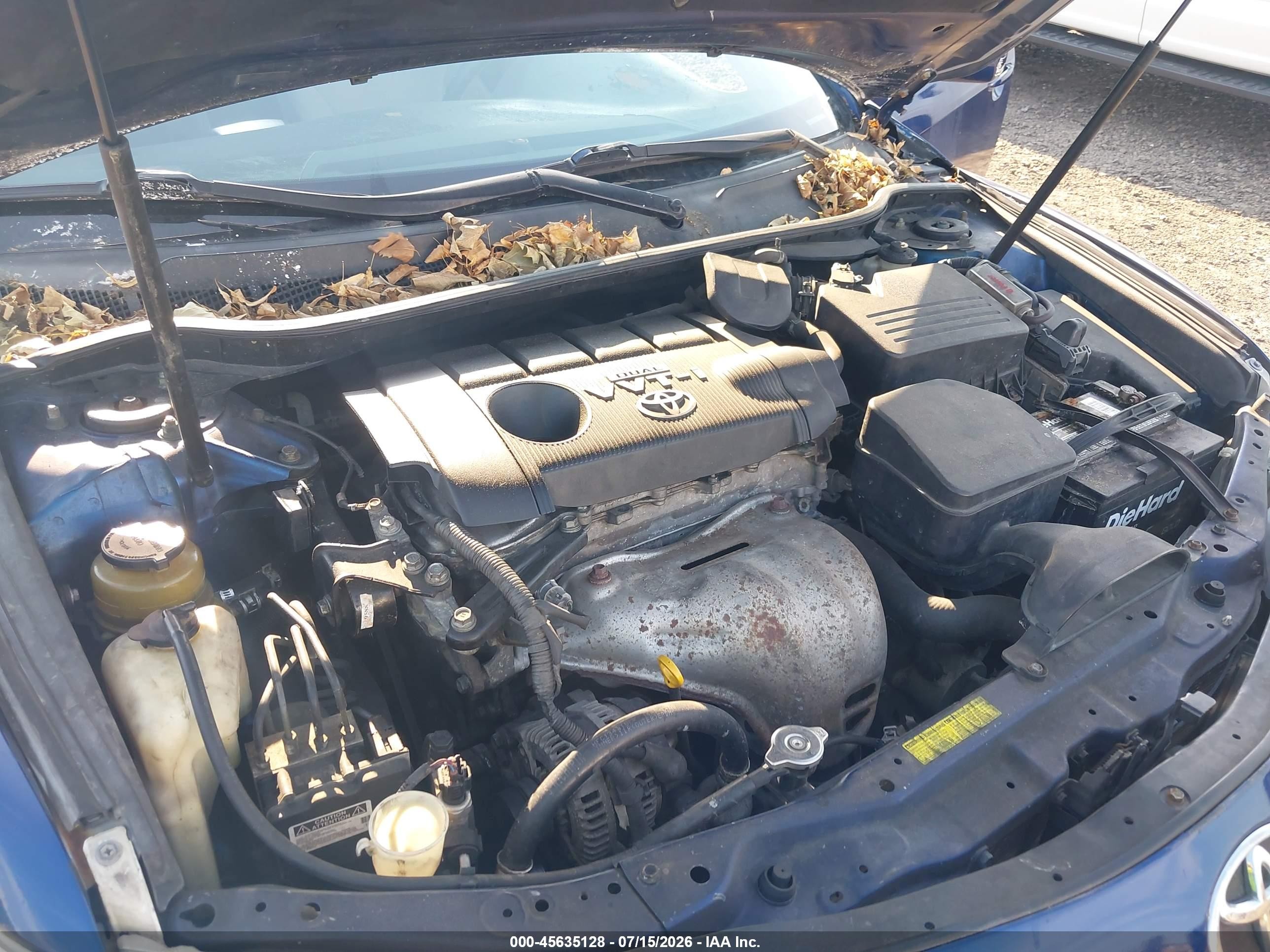 2010 Toyota Camry Le Синий vin: 4T1BF3EK1AU554222