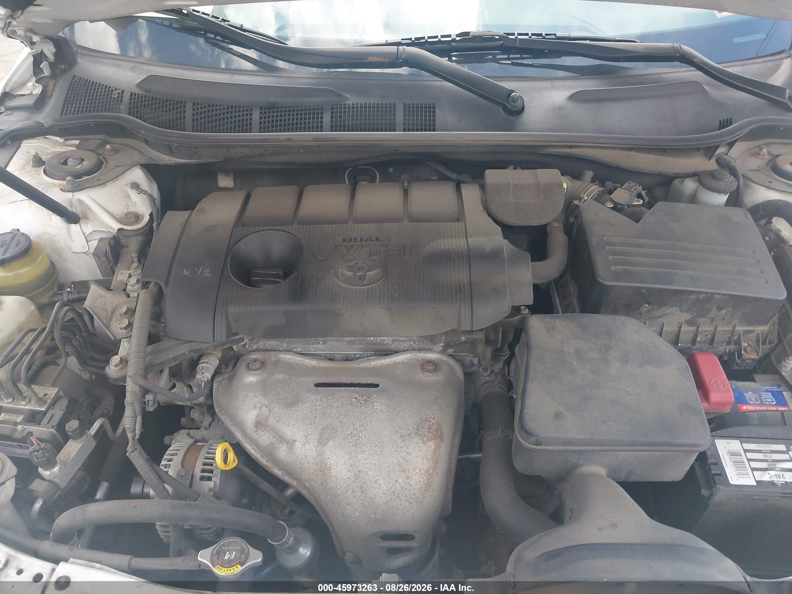 2010 Toyota Camry Le White vin: 4T1BF3EK1AU567018