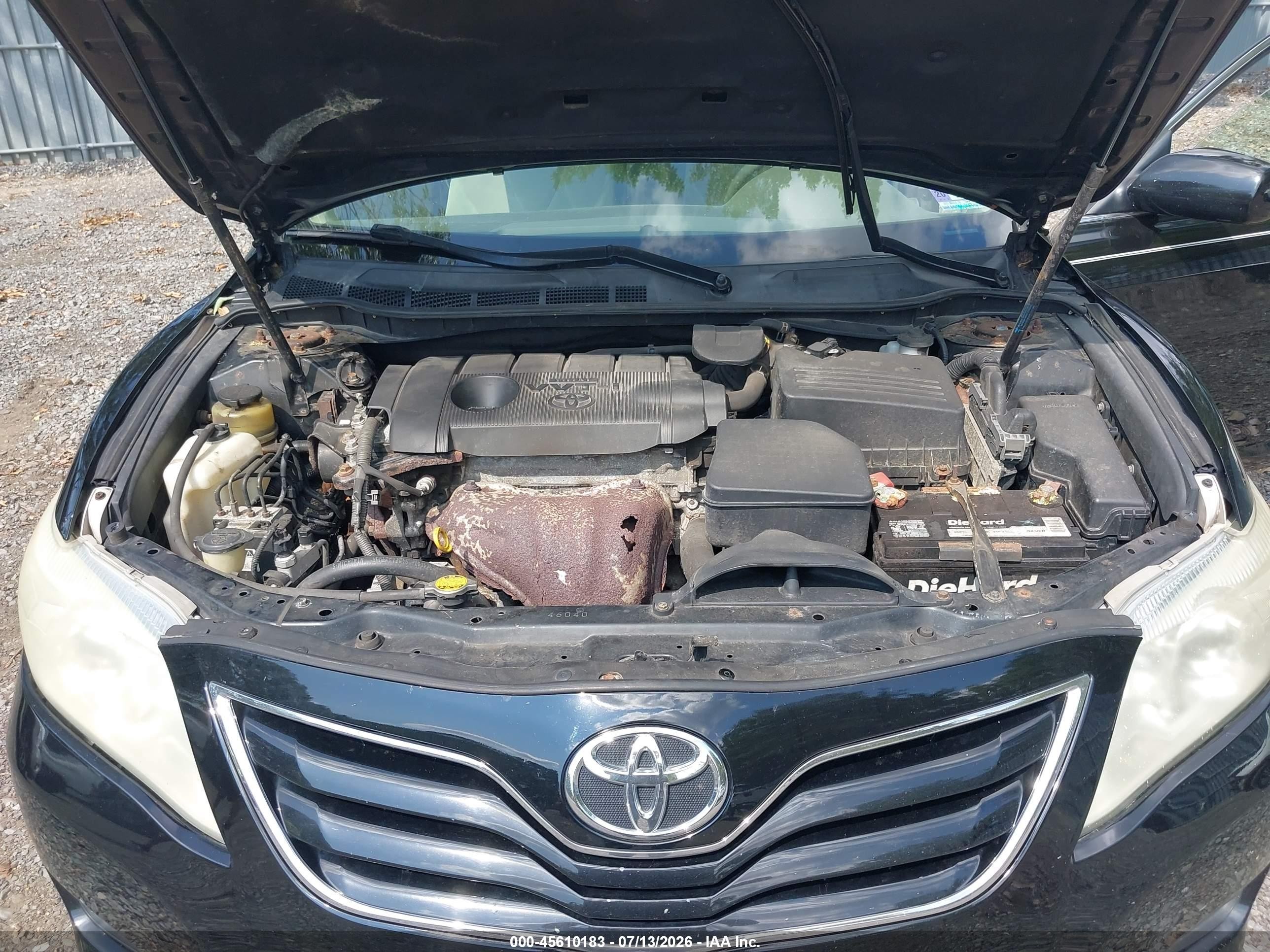 2011 Toyota Camry Le Black vin: 4T1BF3EK1BU124059