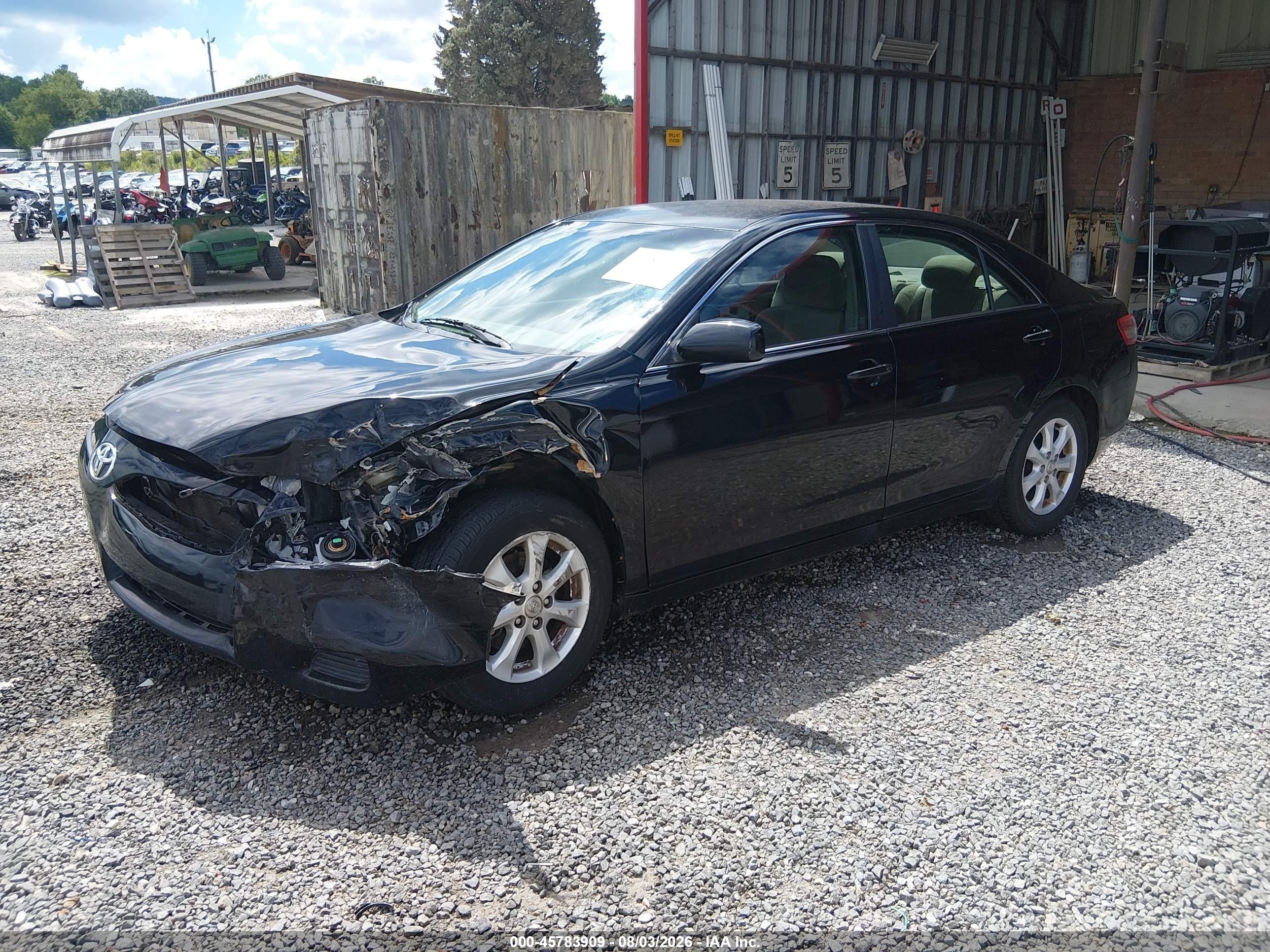 2011 Toyota Camry Le Black vin: 4T1BF3EK1BU157563