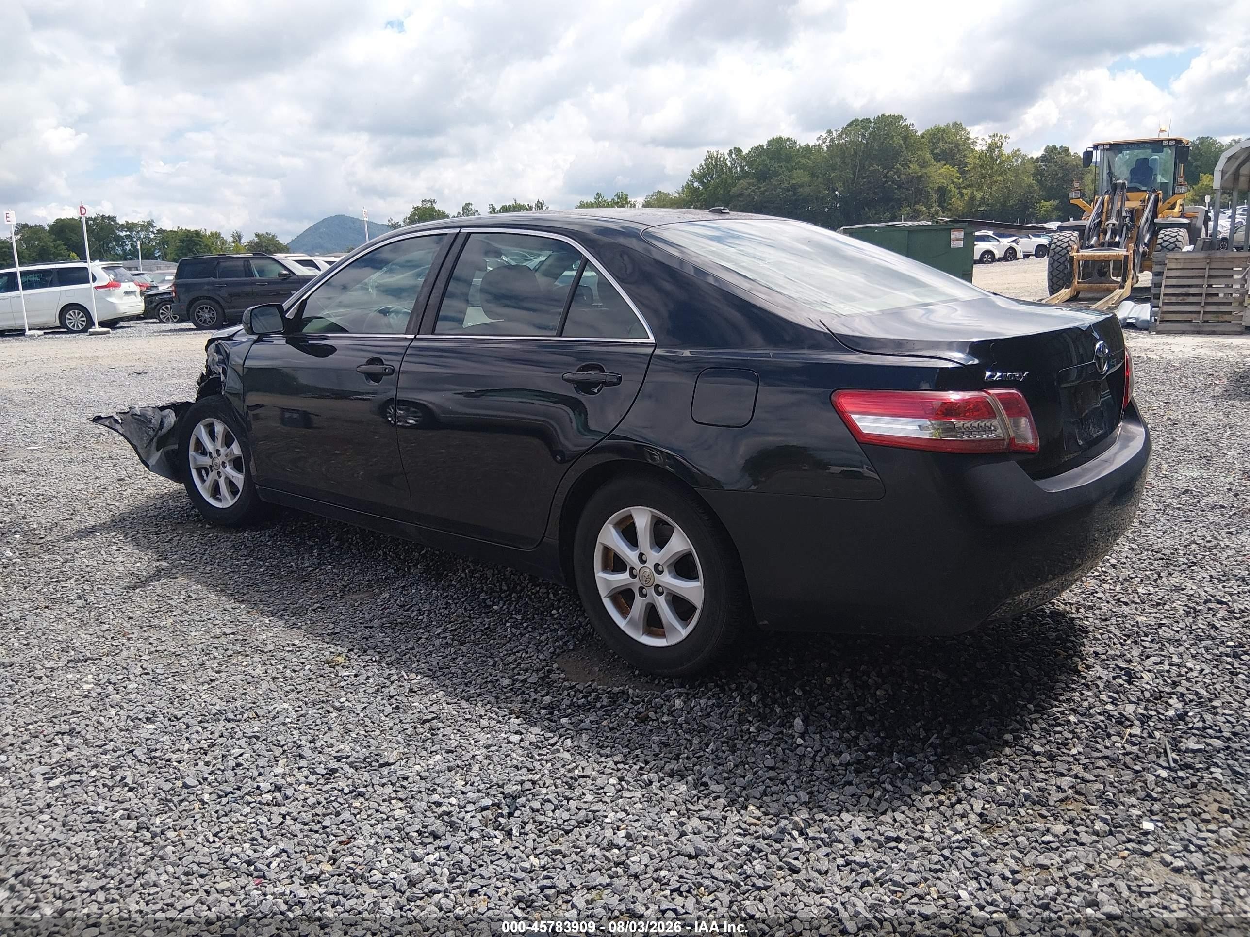 2011 Toyota Camry Le Black vin: 4T1BF3EK1BU157563
