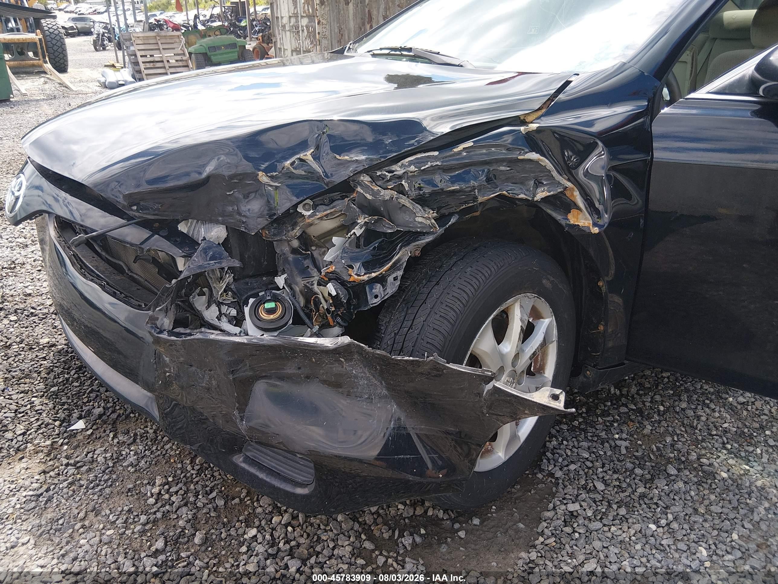 2011 Toyota Camry Le Black vin: 4T1BF3EK1BU157563
