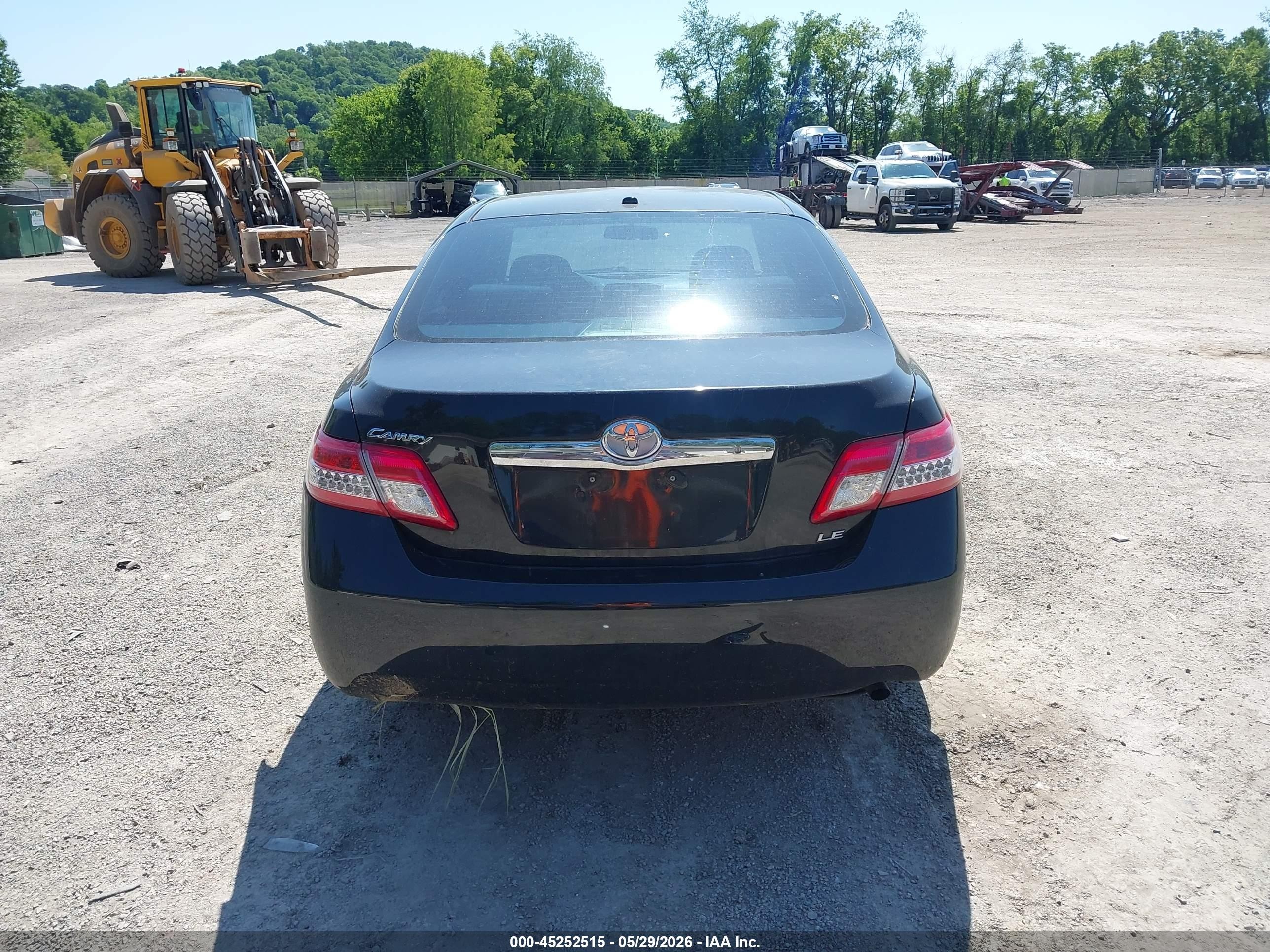2011 Toyota Camry Le Black vin: 4T1BF3EK1BU158079