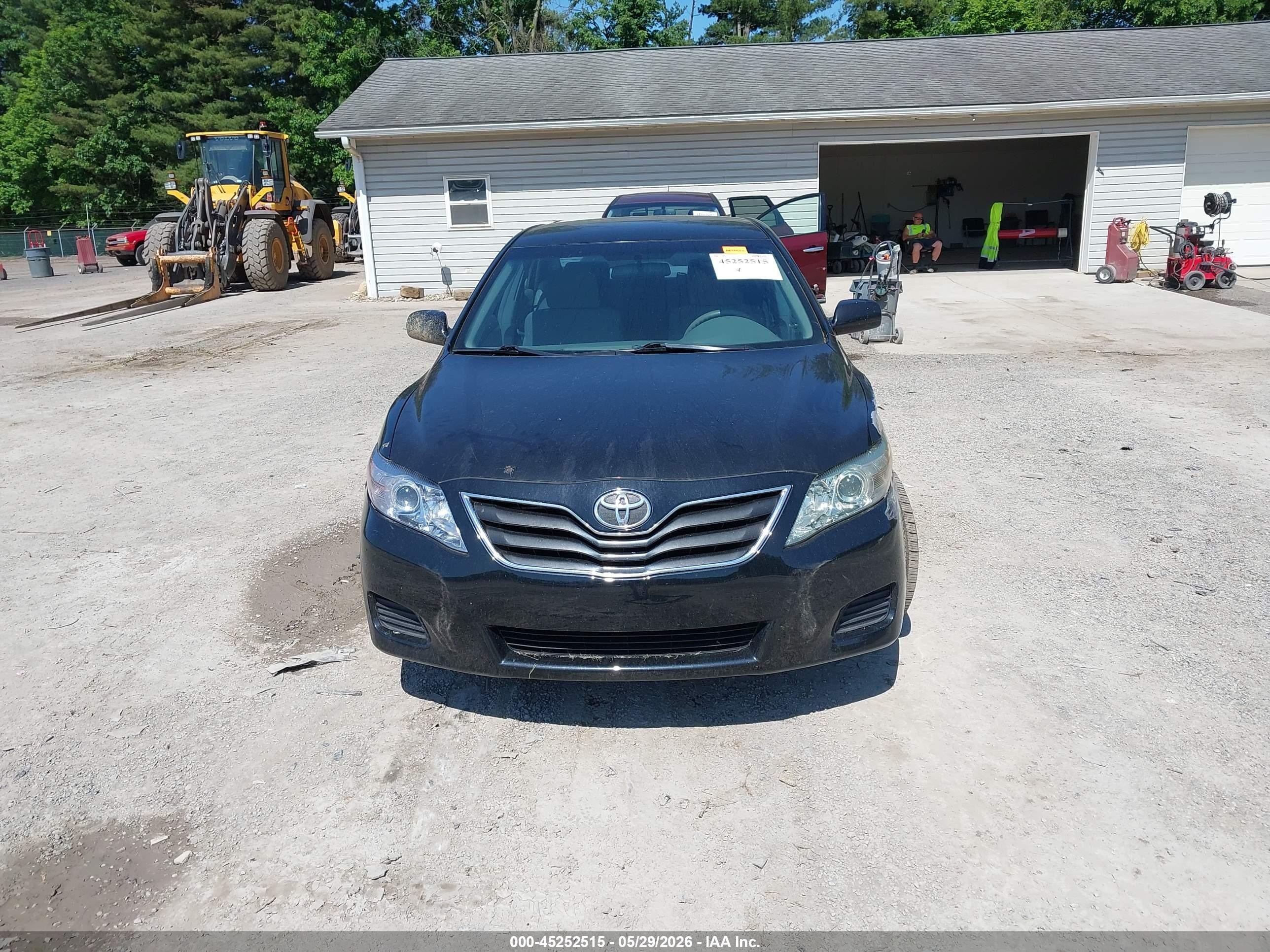 2011 Toyota Camry Le Black vin: 4T1BF3EK1BU158079