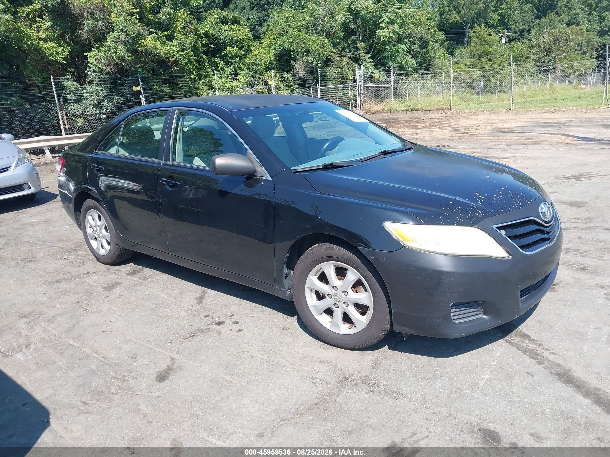 2011 Toyota Camry Le Black vin: 4T1BF3EK1BU168241