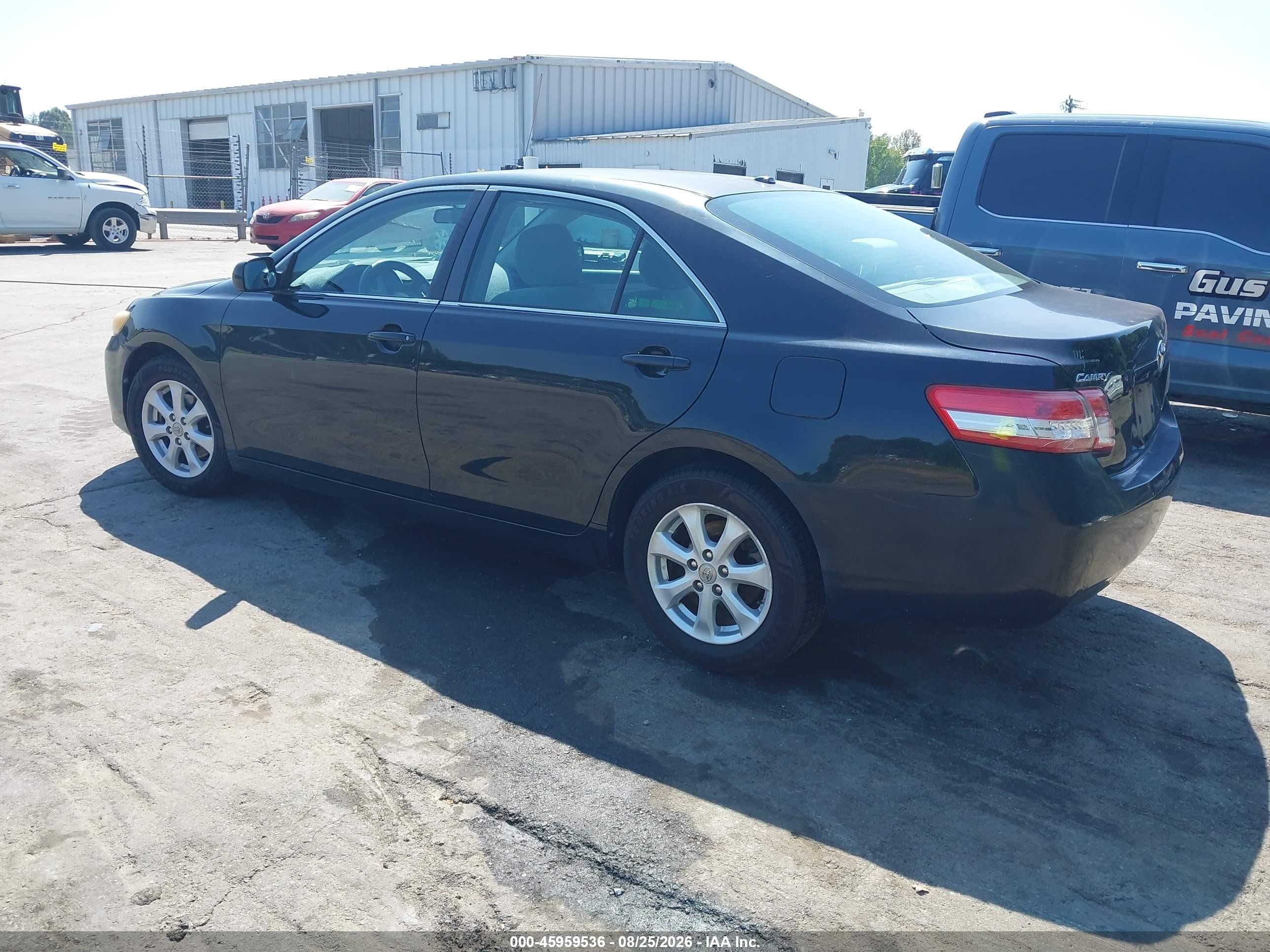 2011 Toyota Camry Le Black vin: 4T1BF3EK1BU168241