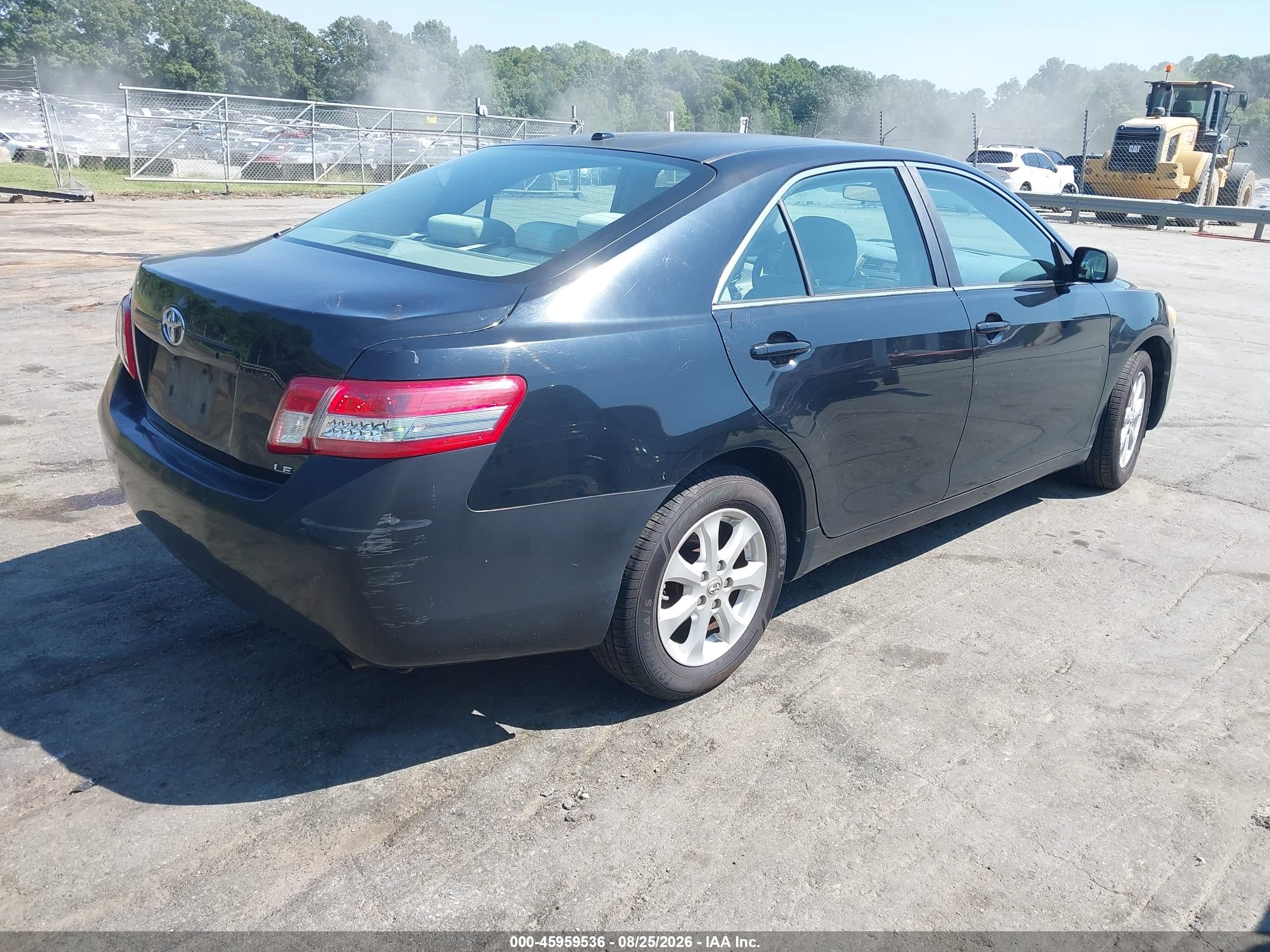 2011 Toyota Camry Le Black vin: 4T1BF3EK1BU168241