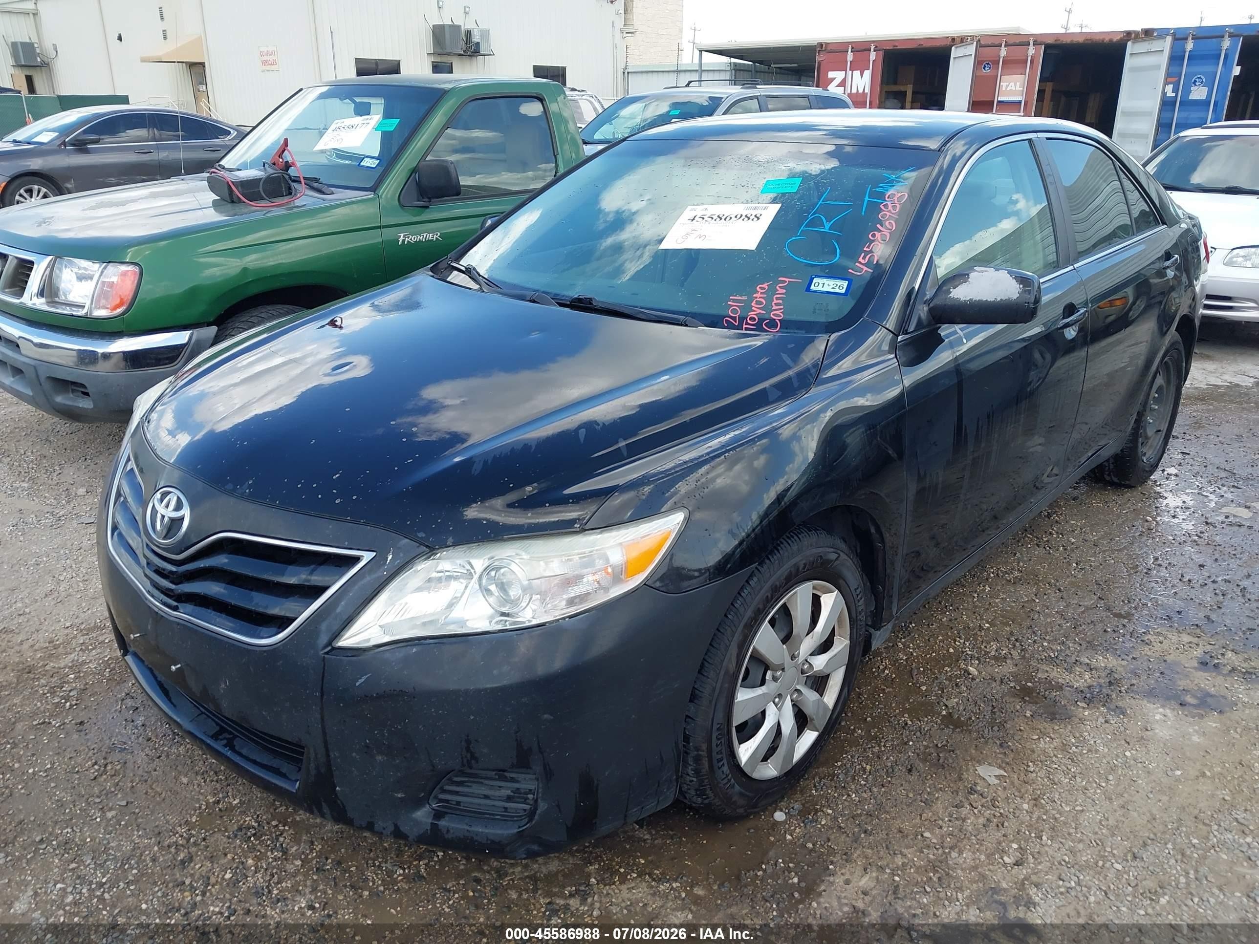 2011 Toyota Camry Le Black vin: 4T1BF3EK1BU181863