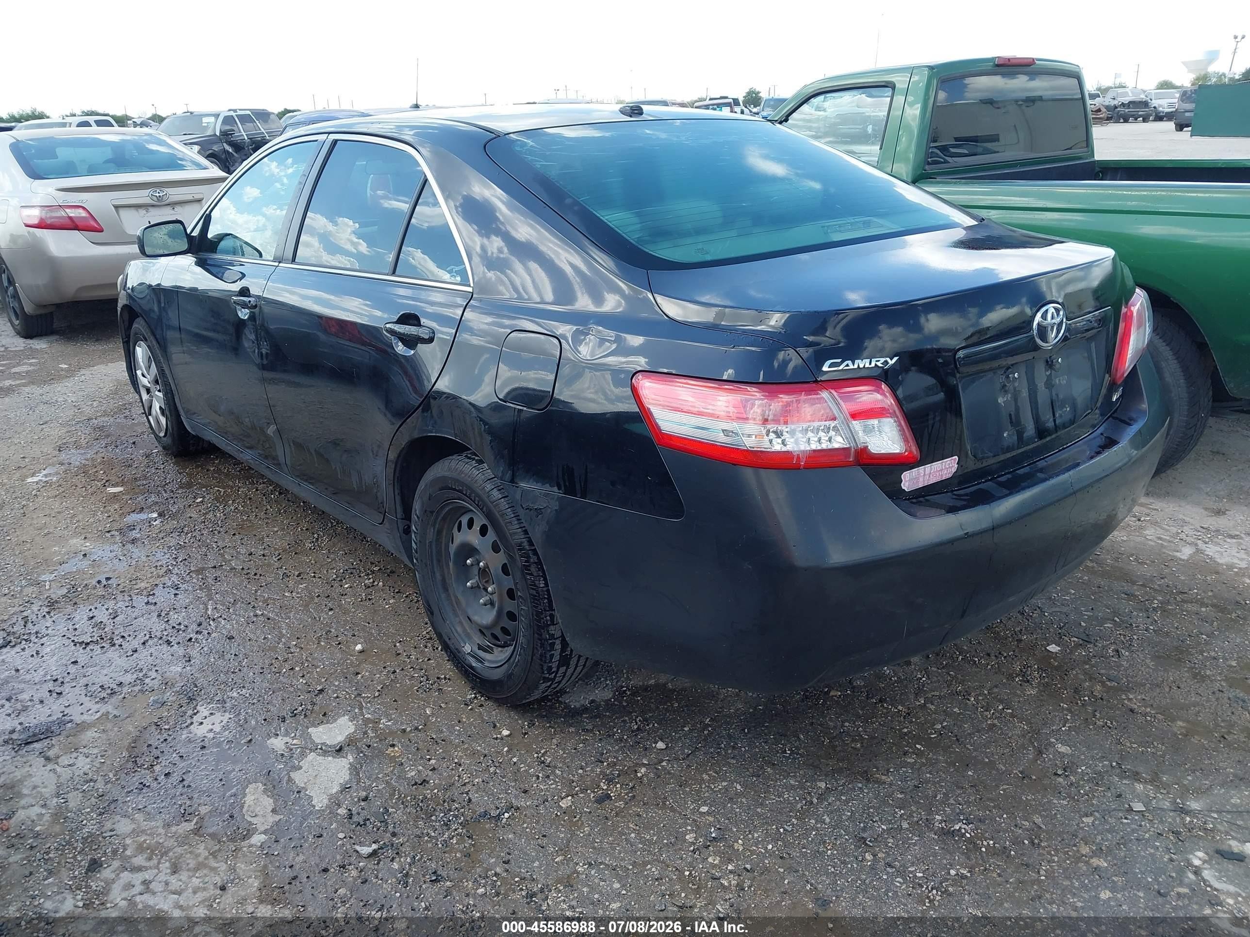 2011 Toyota Camry Le Black vin: 4T1BF3EK1BU181863