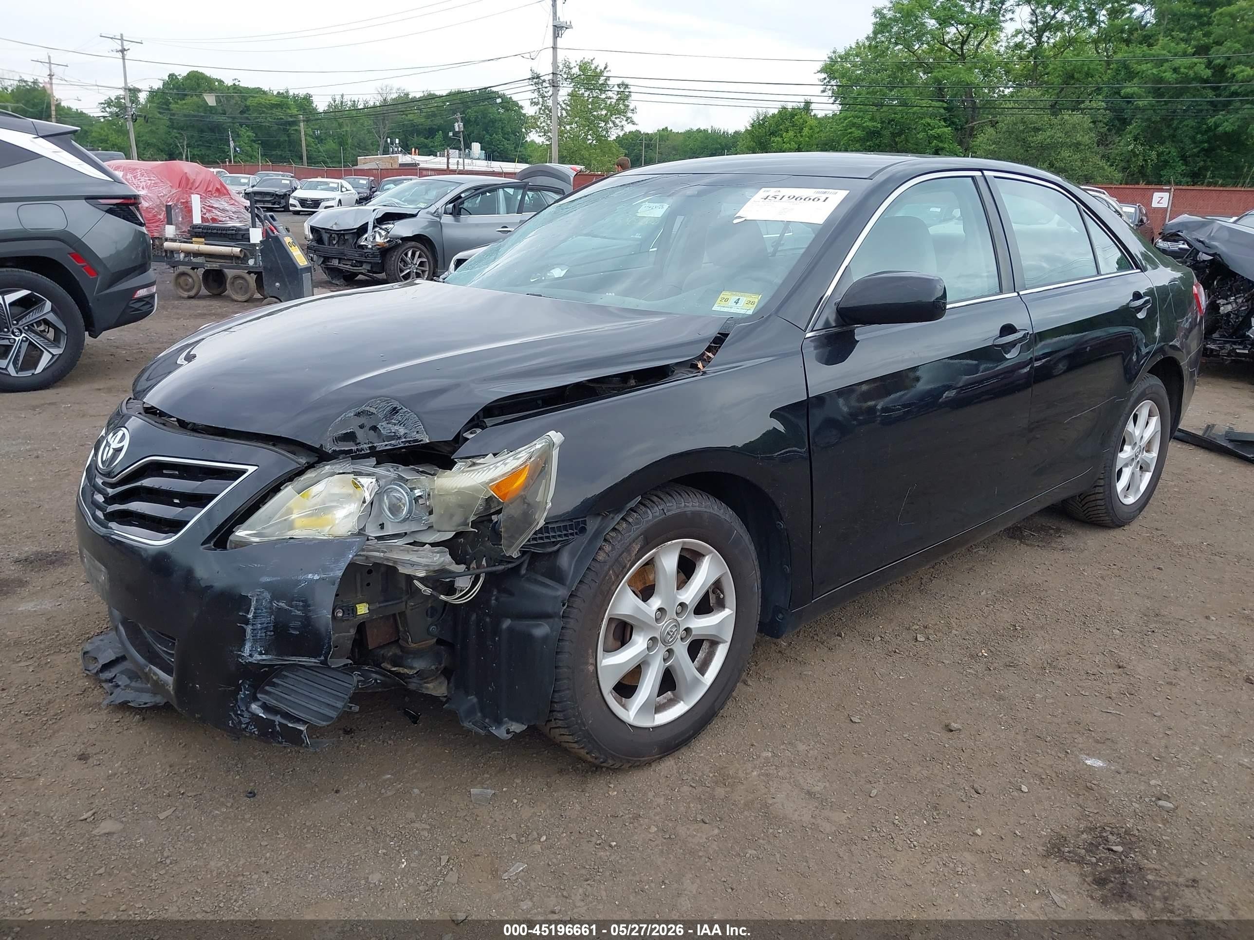 2011 Toyota Camry Le Black vin: 4T1BF3EK1BU183564