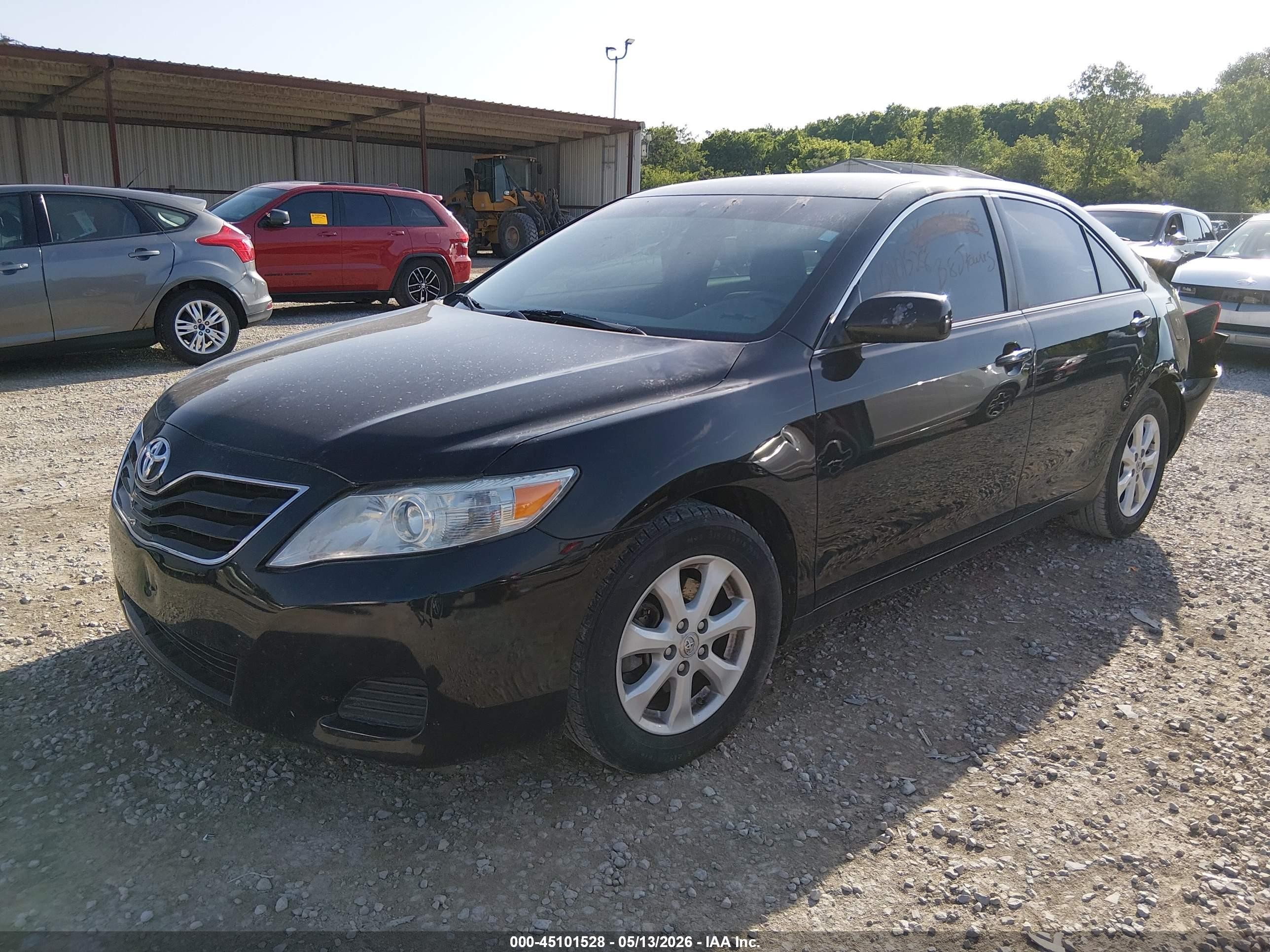 2011 Toyota Camry Le Black vin: 4T1BF3EK1BU200881