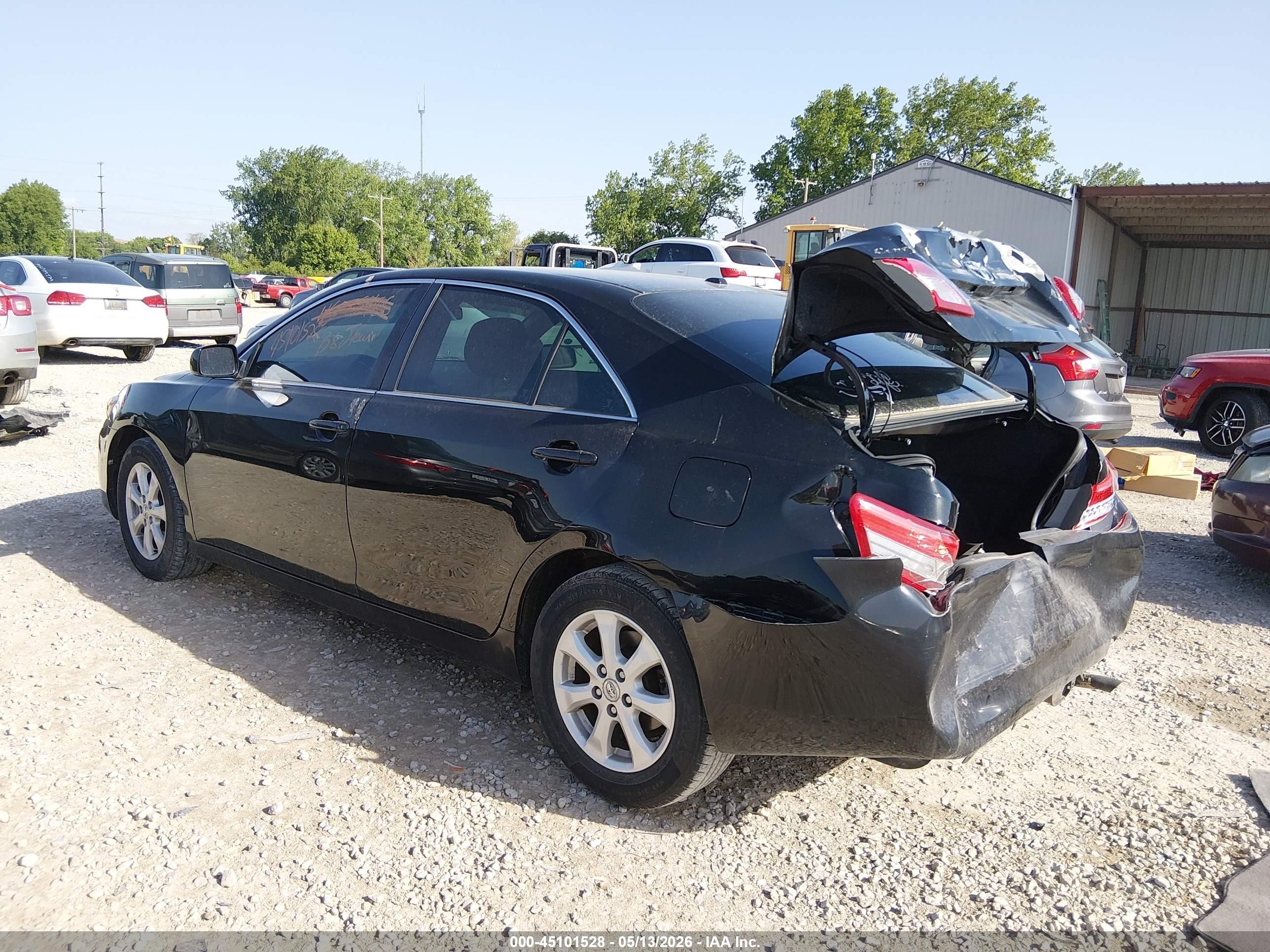 2011 Toyota Camry Le Black vin: 4T1BF3EK1BU200881