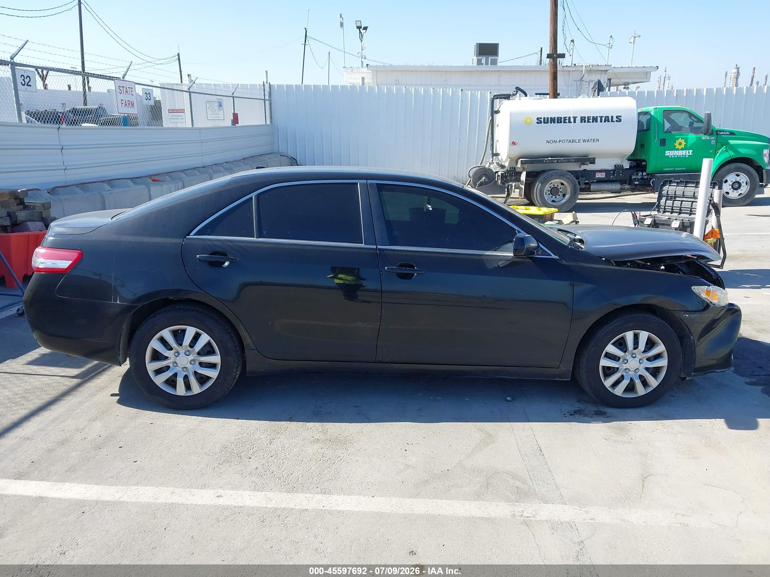 2011 Toyota Camry Le Черный vin: 4T1BF3EK1BU209502