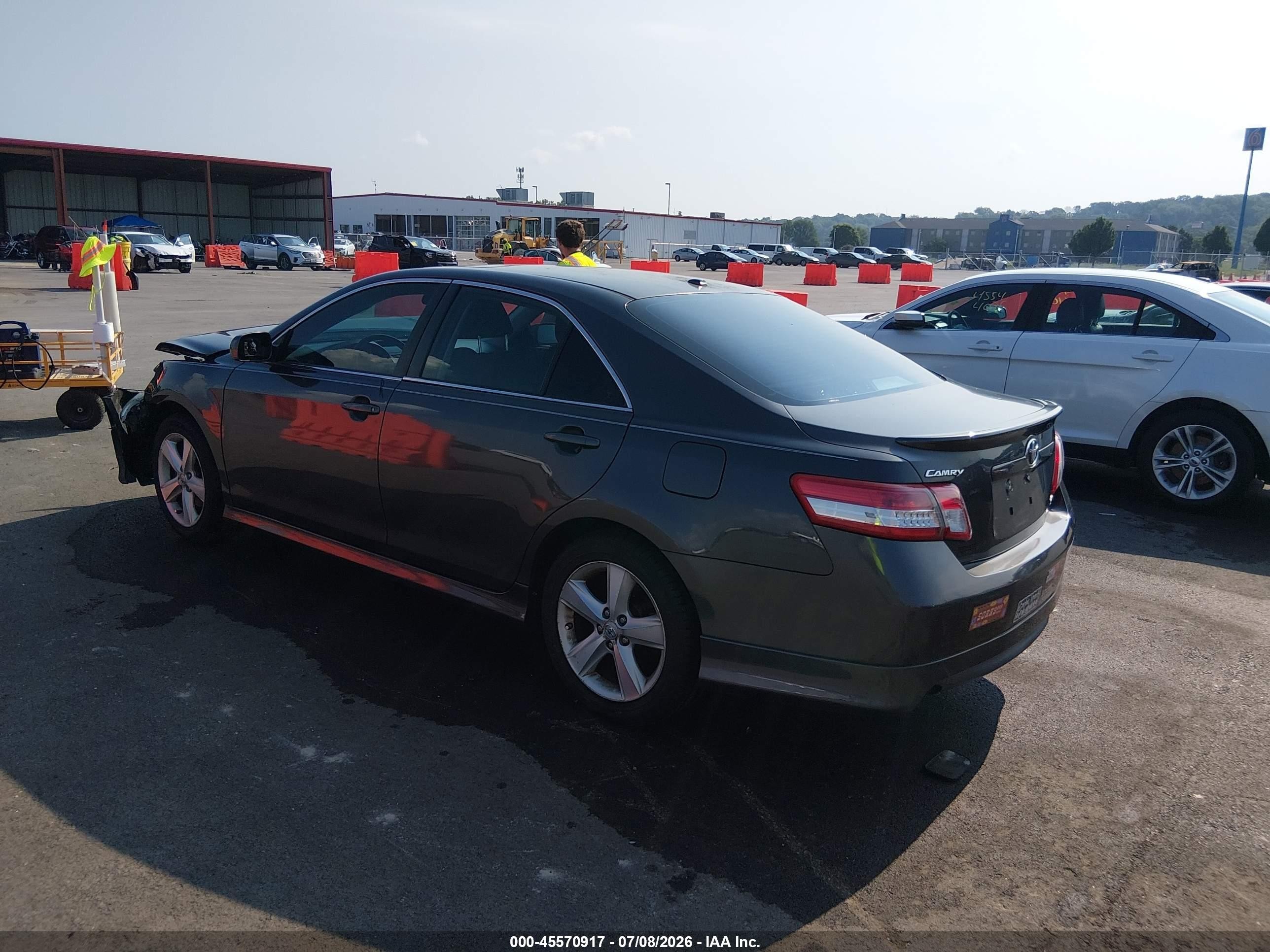 2011 Toyota Camry Se Gray vin: 4T1BF3EK1BU221942
