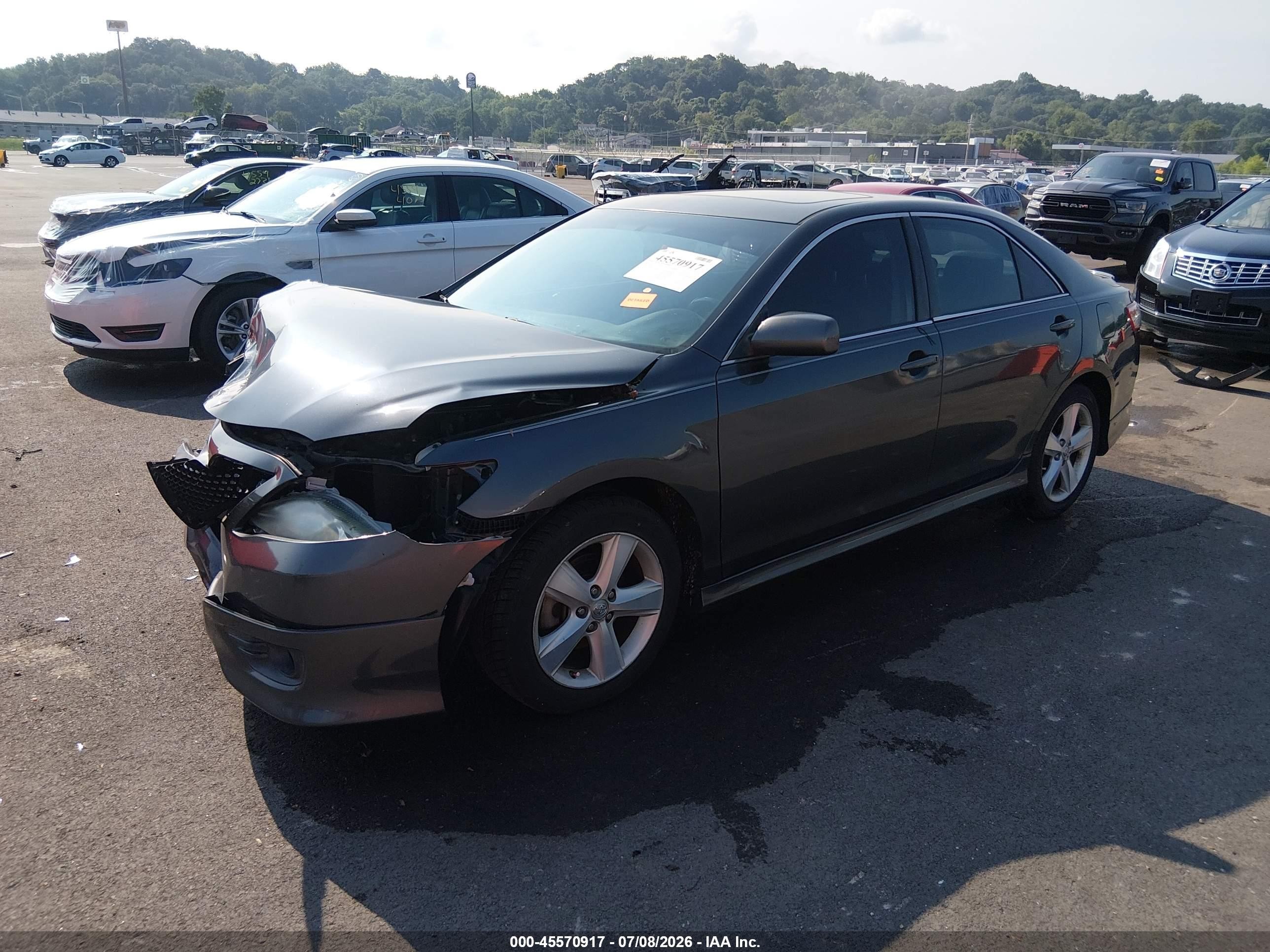2011 Toyota Camry Se Gray vin: 4T1BF3EK1BU221942