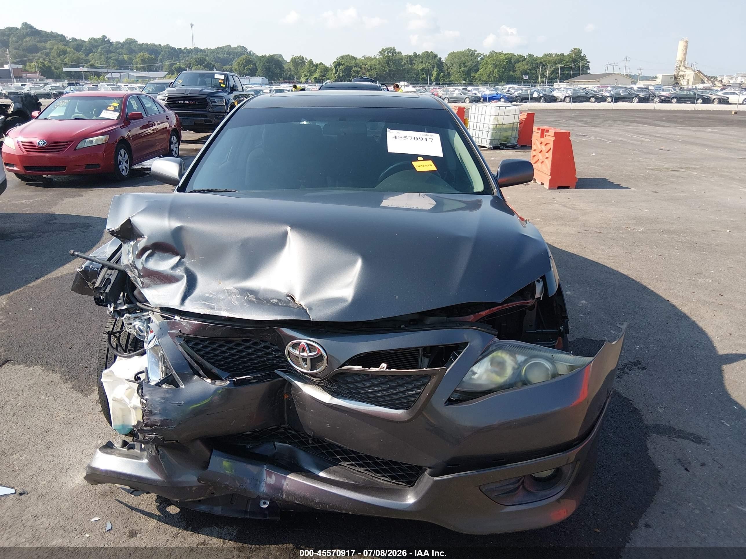 2011 Toyota Camry Se Gray vin: 4T1BF3EK1BU221942