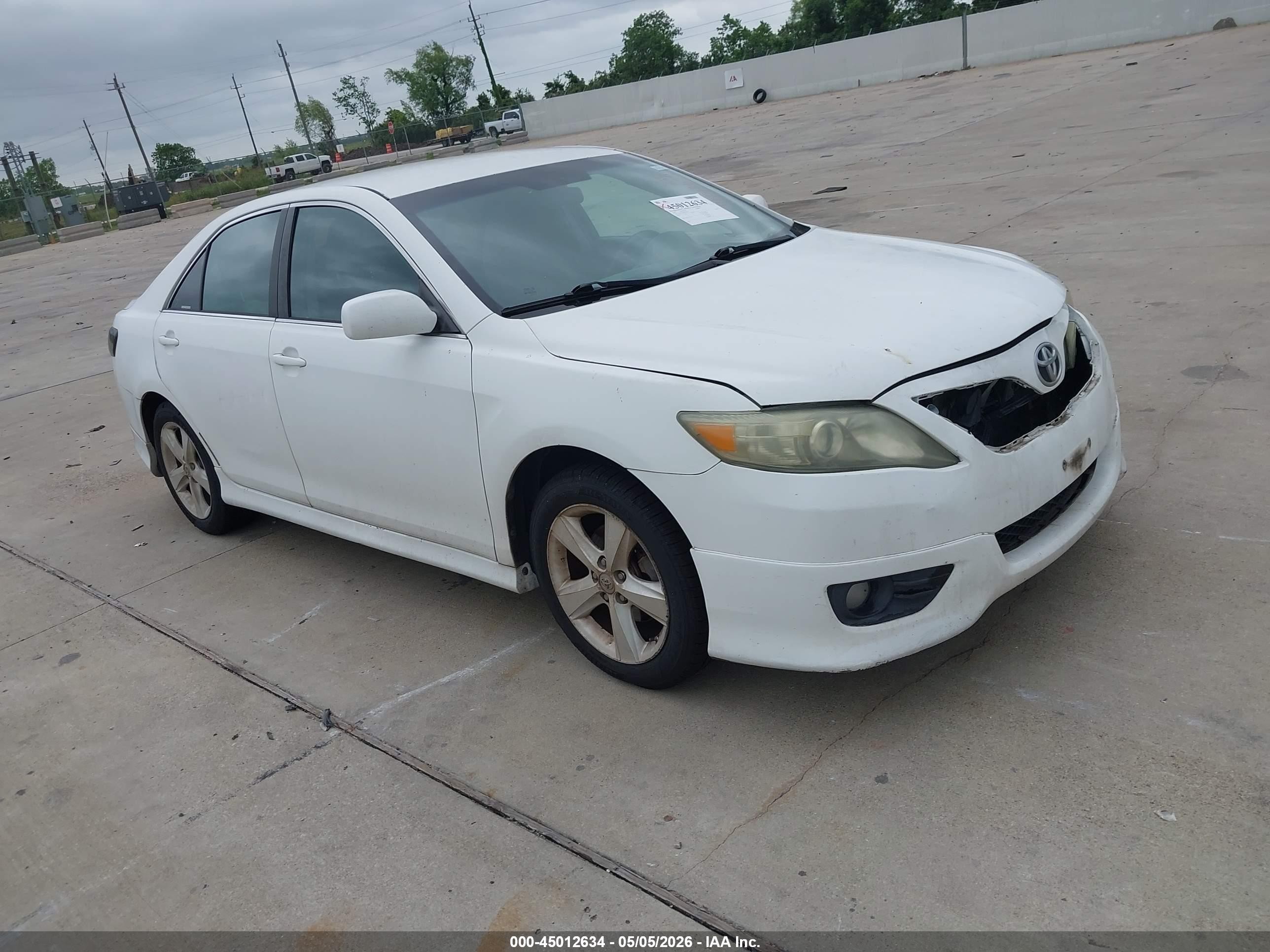 2011 Toyota Camry Se White vin: 4T1BF3EK1BU587397