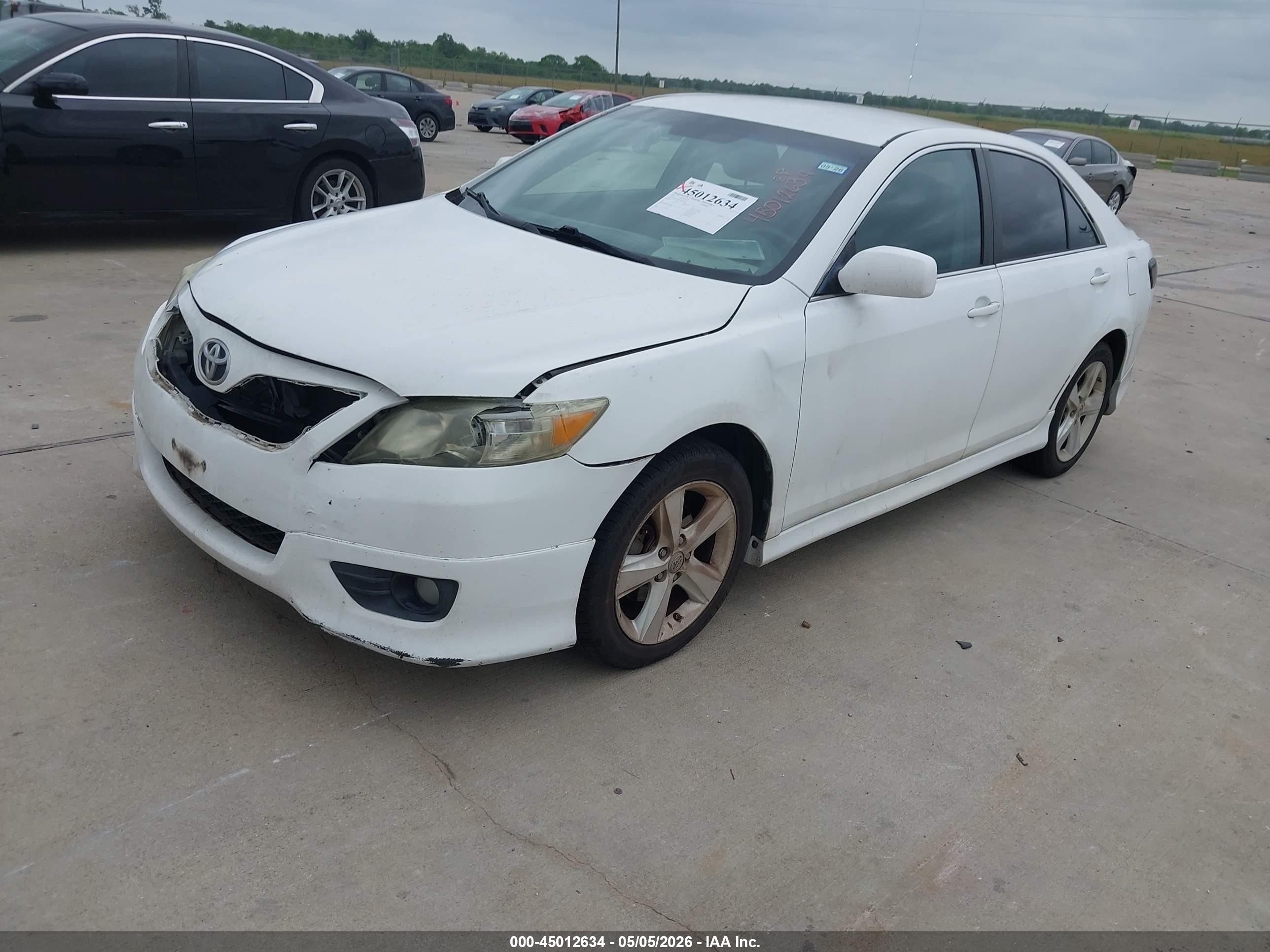 2011 Toyota Camry Se White vin: 4T1BF3EK1BU587397