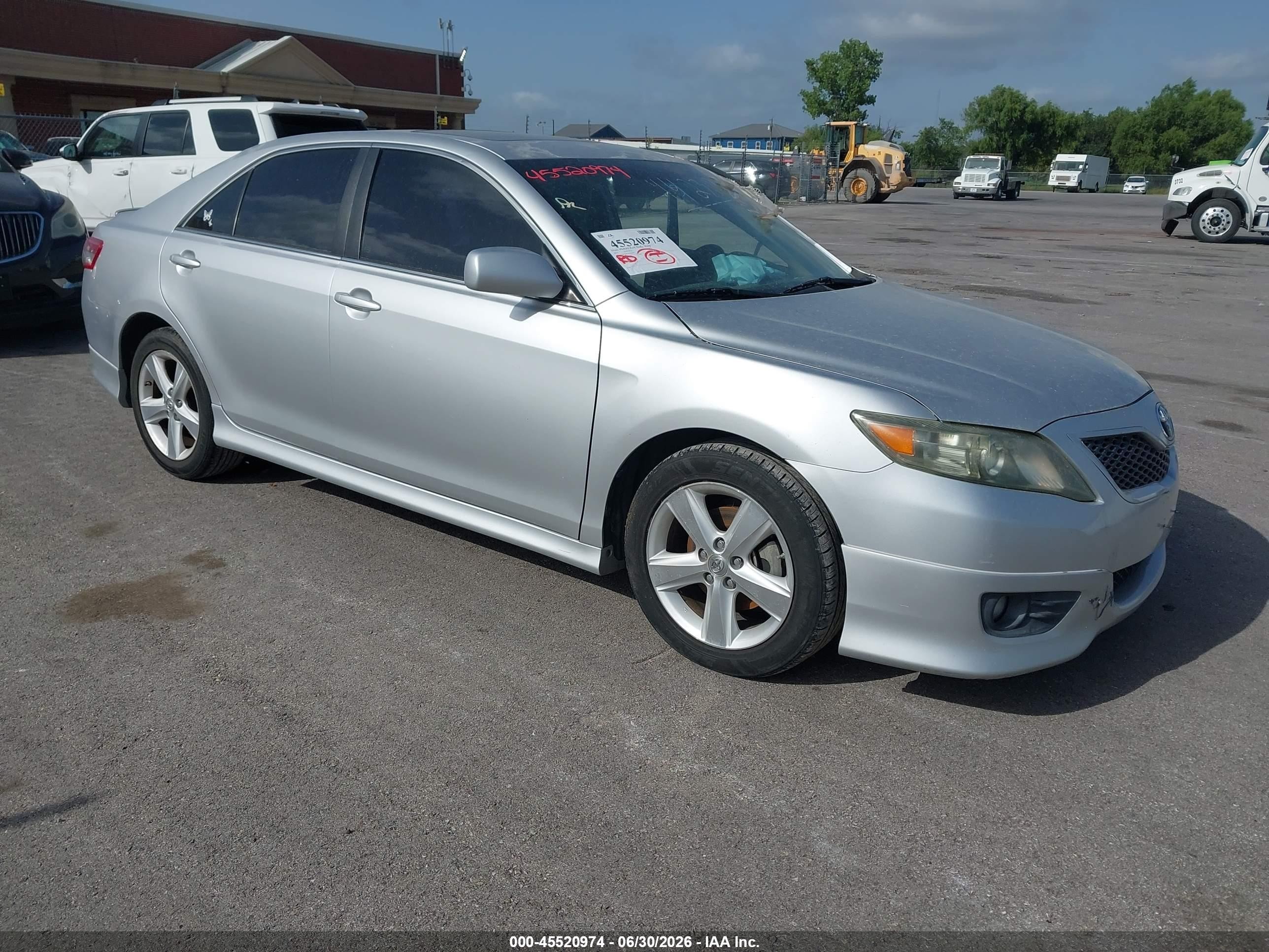2011 Toyota Camry Se Gray vin: 4T1BF3EK1BU605803