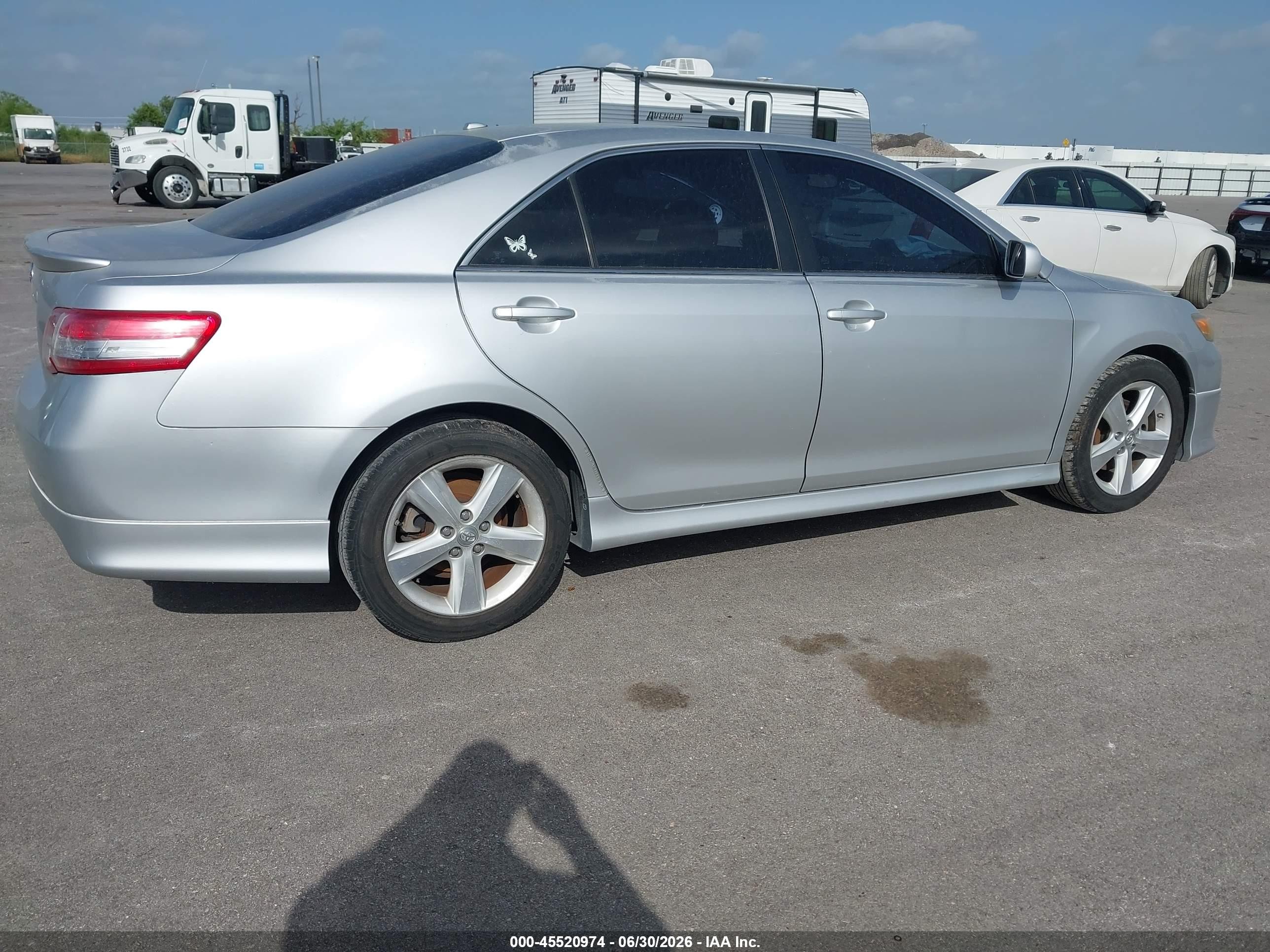 2011 Toyota Camry Se Gray vin: 4T1BF3EK1BU605803
