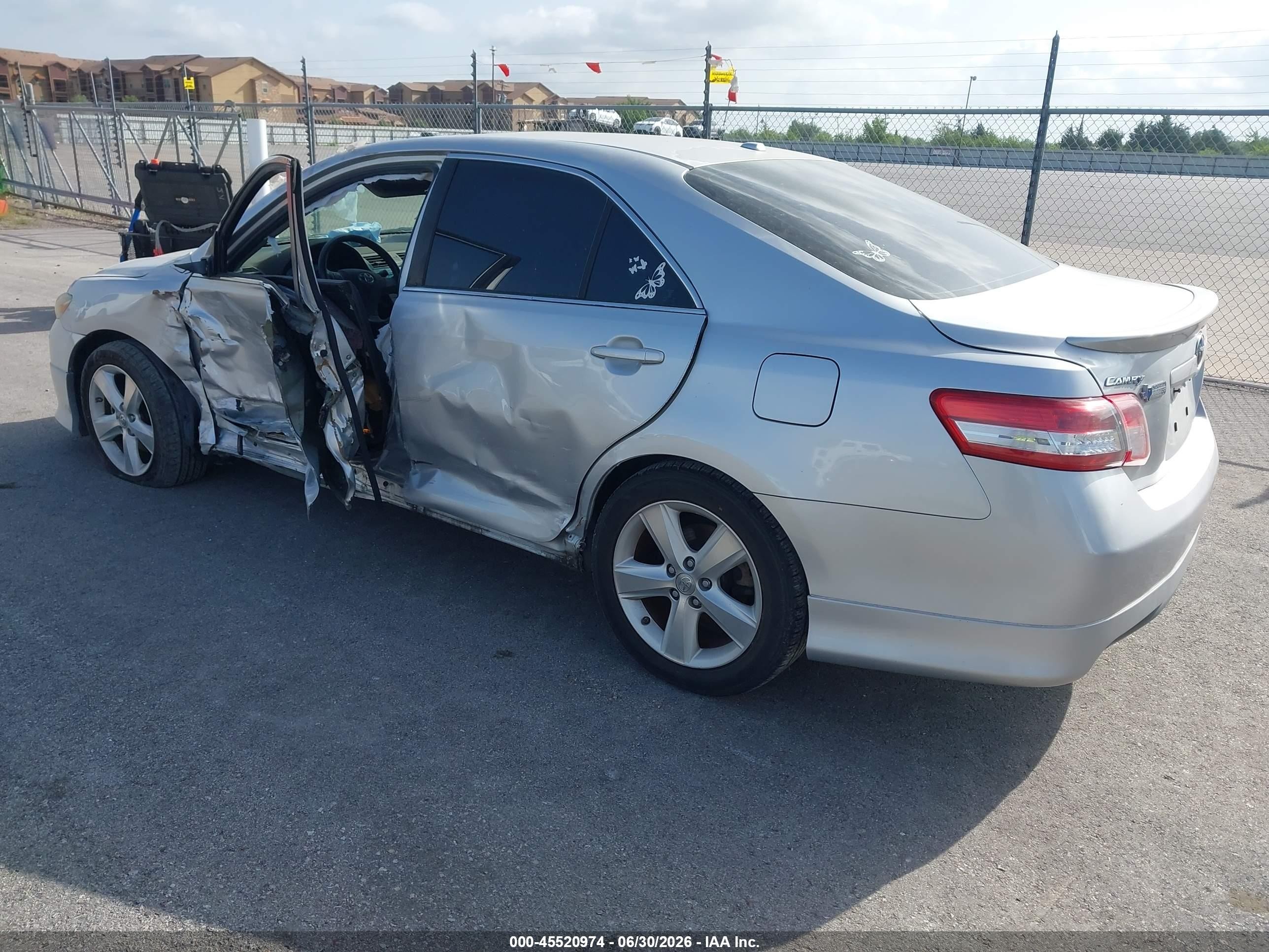 2011 Toyota Camry Se Gray vin: 4T1BF3EK1BU605803