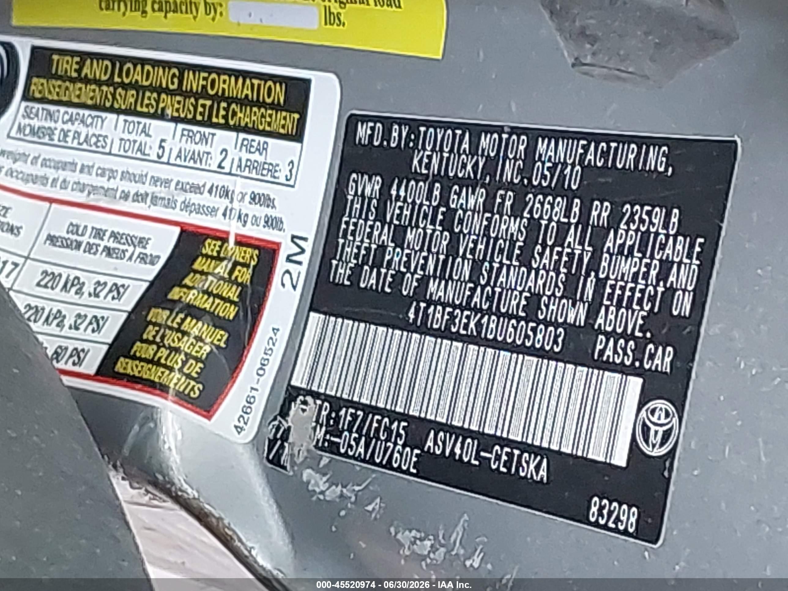 2011 Toyota Camry Se Gray vin: 4T1BF3EK1BU605803