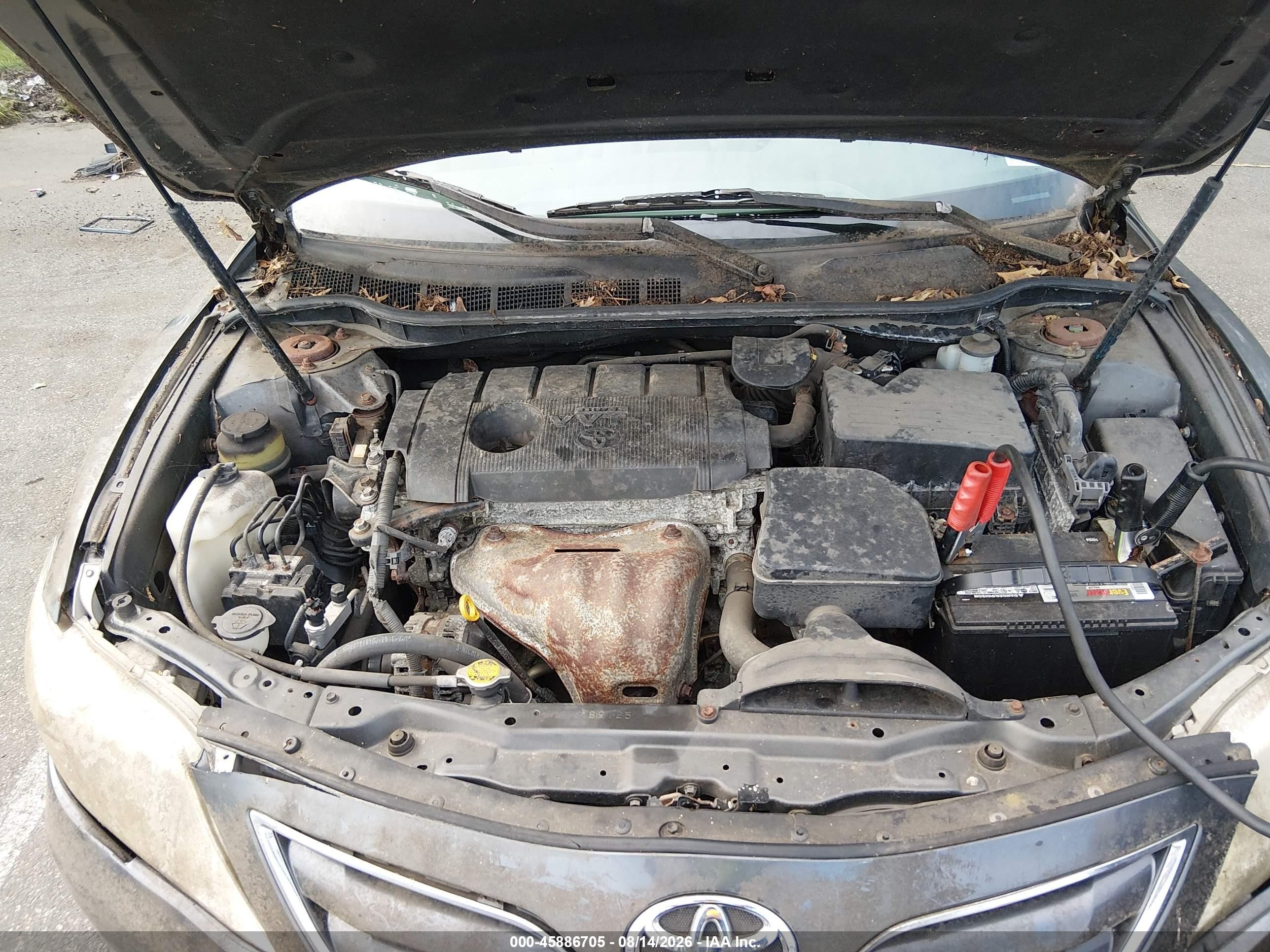 2011 Toyota Camry Le Черный vin: 4T1BF3EK1BU671204