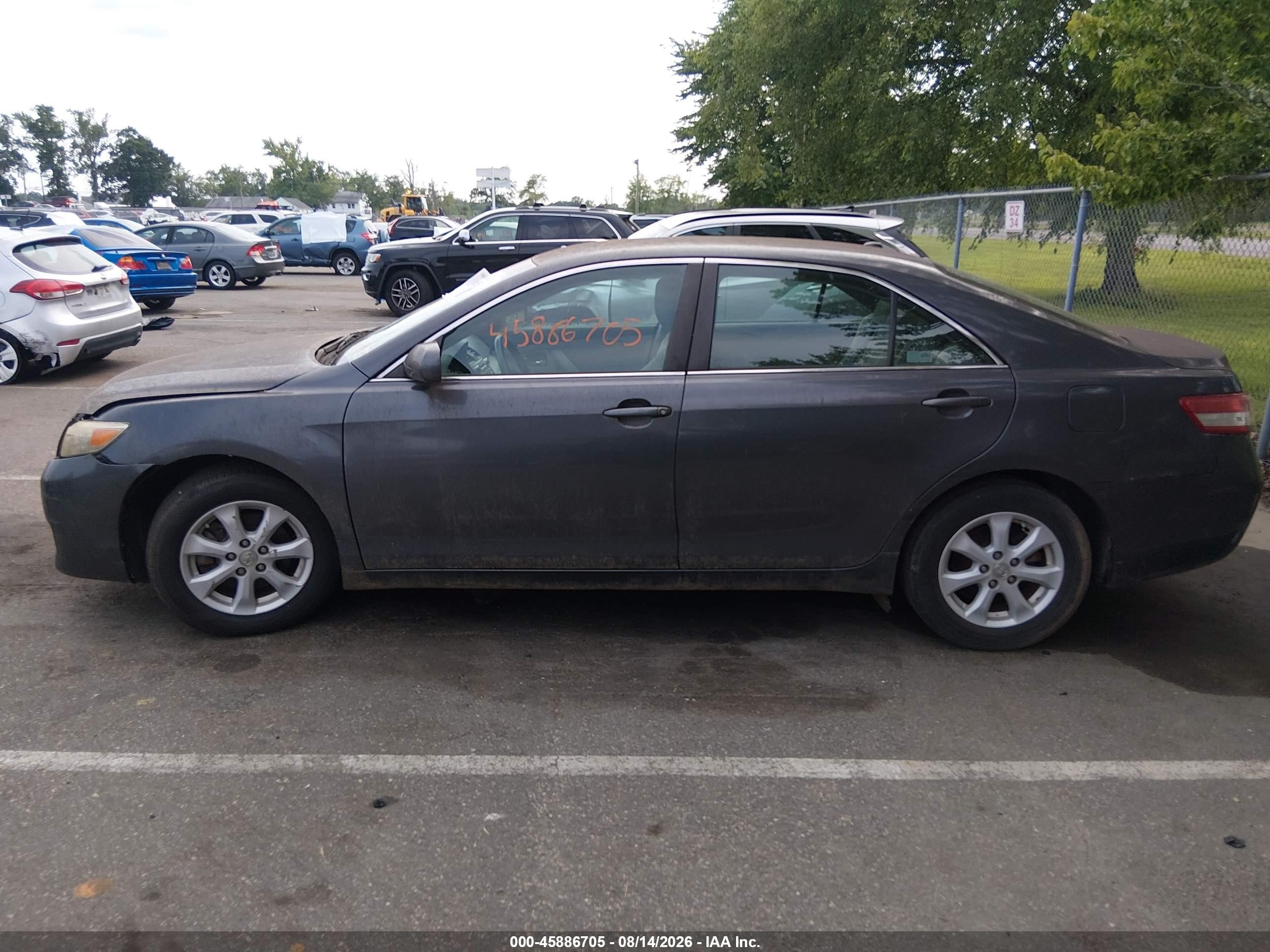2011 Toyota Camry Le Черный vin: 4T1BF3EK1BU671204