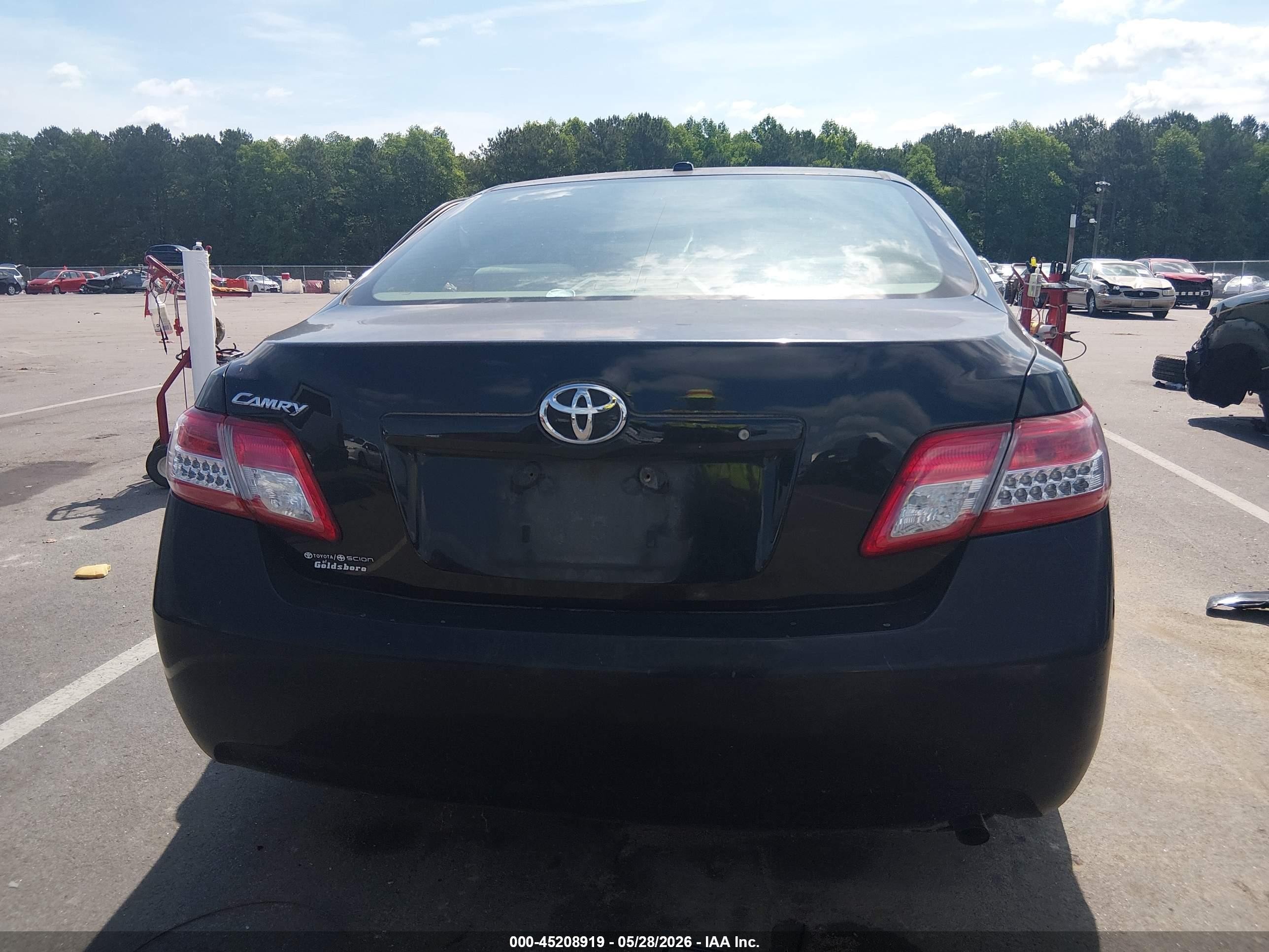 2011 Toyota Camry   Black vin: 4T1BF3EK1BU674149