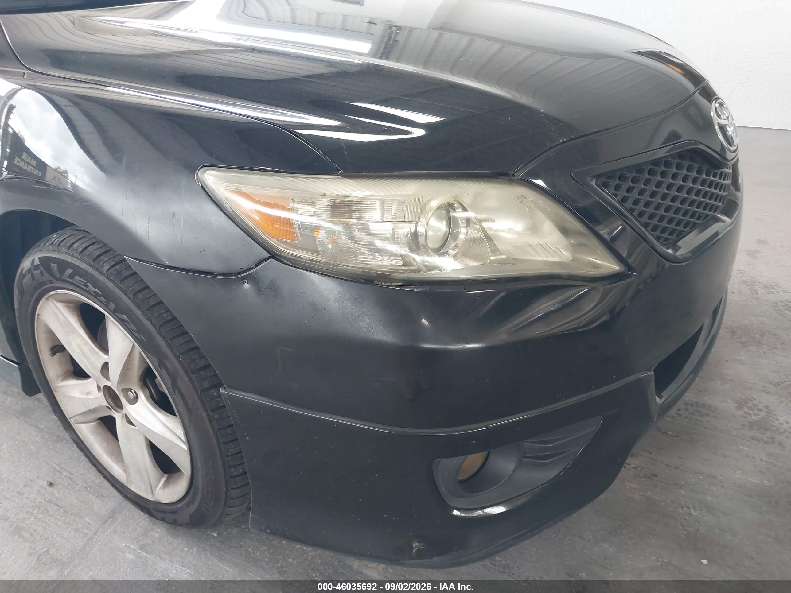 2011 Toyota Camry Se Черный vin: 4T1BF3EK1BU682526