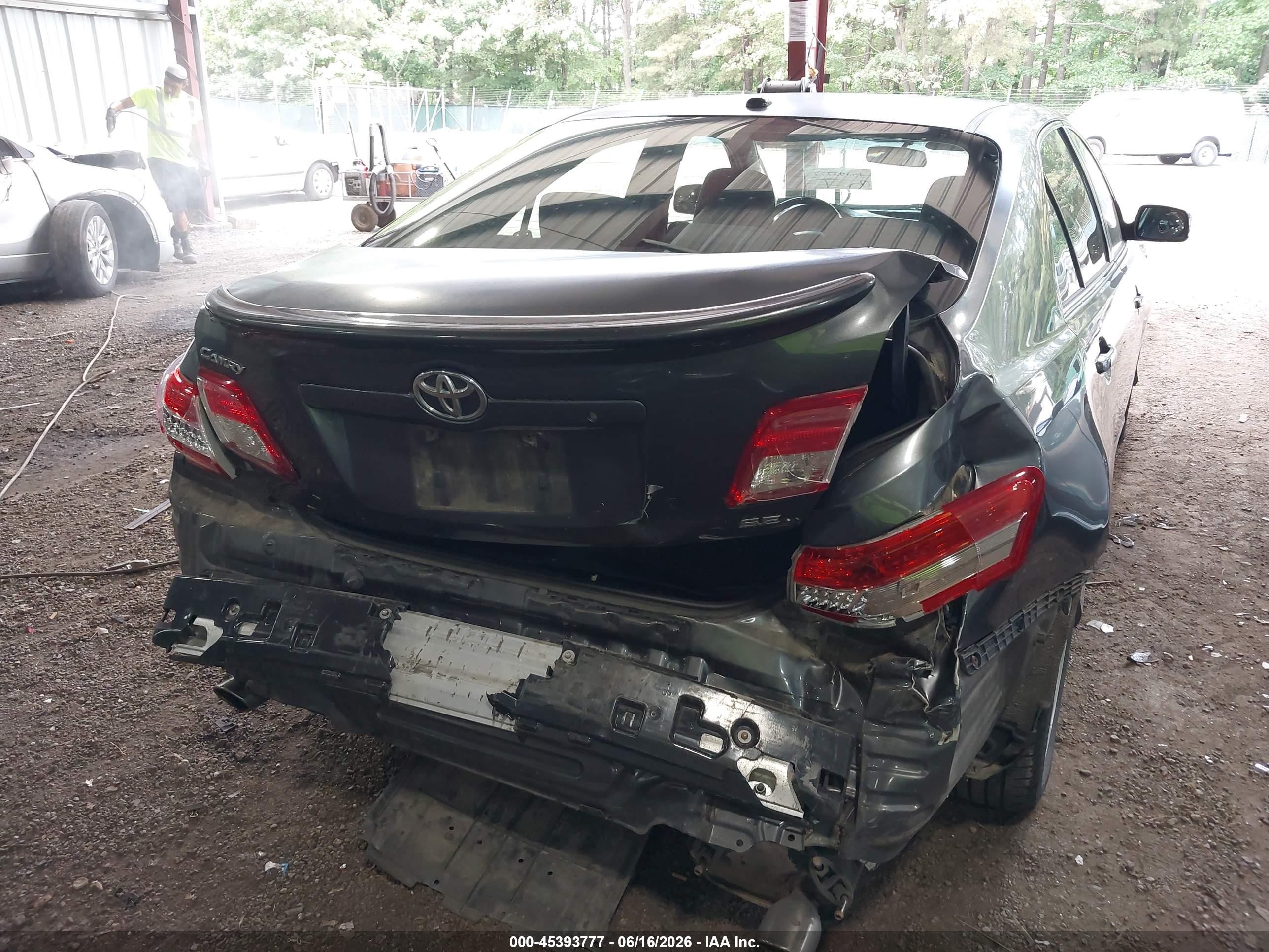 2011 Toyota Camry Se Gray vin: 4T1BF3EK1BU766877