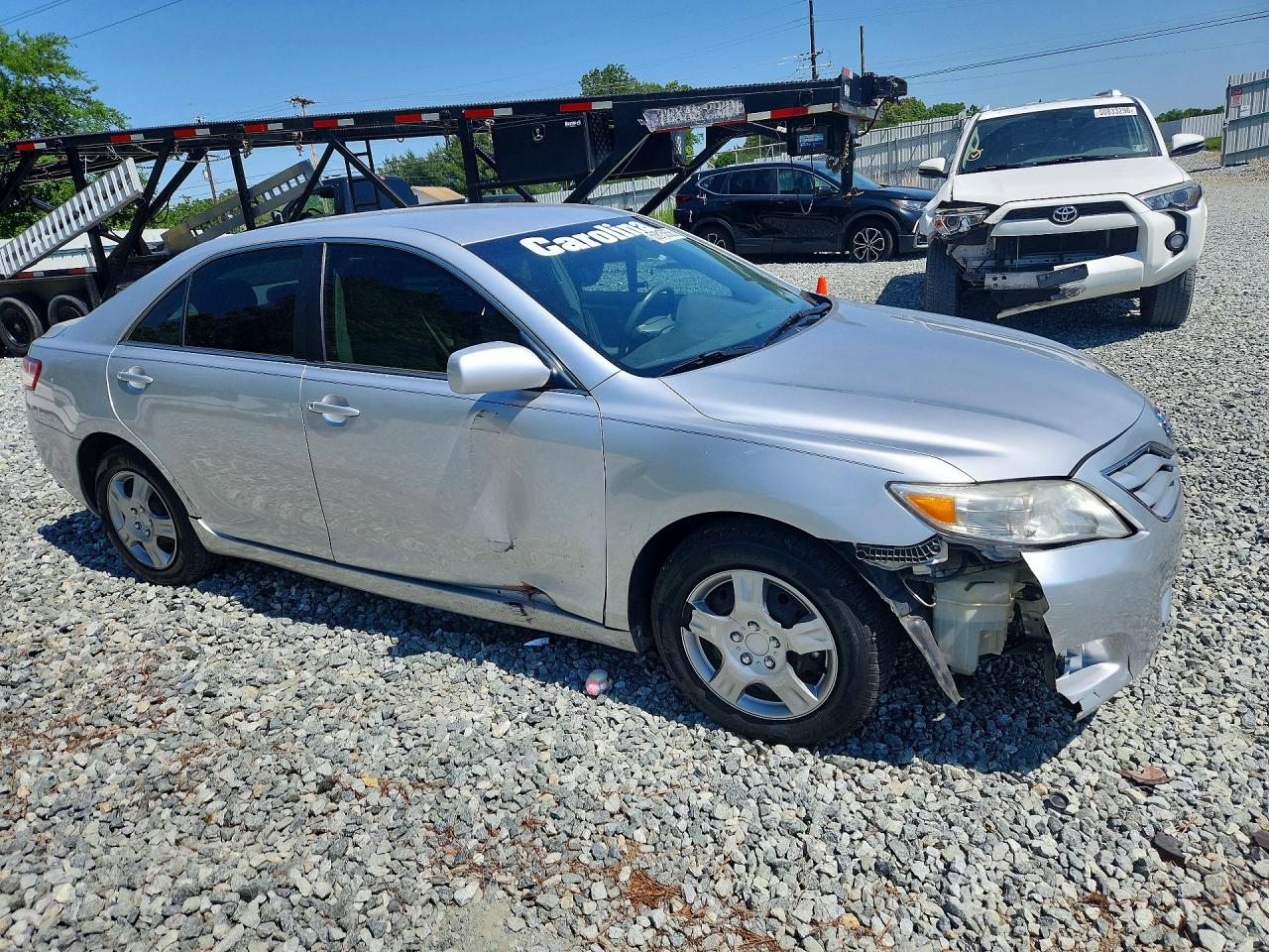 2010 Toyota Camry Base Silver vin: 4T1BF3EK2AU009954