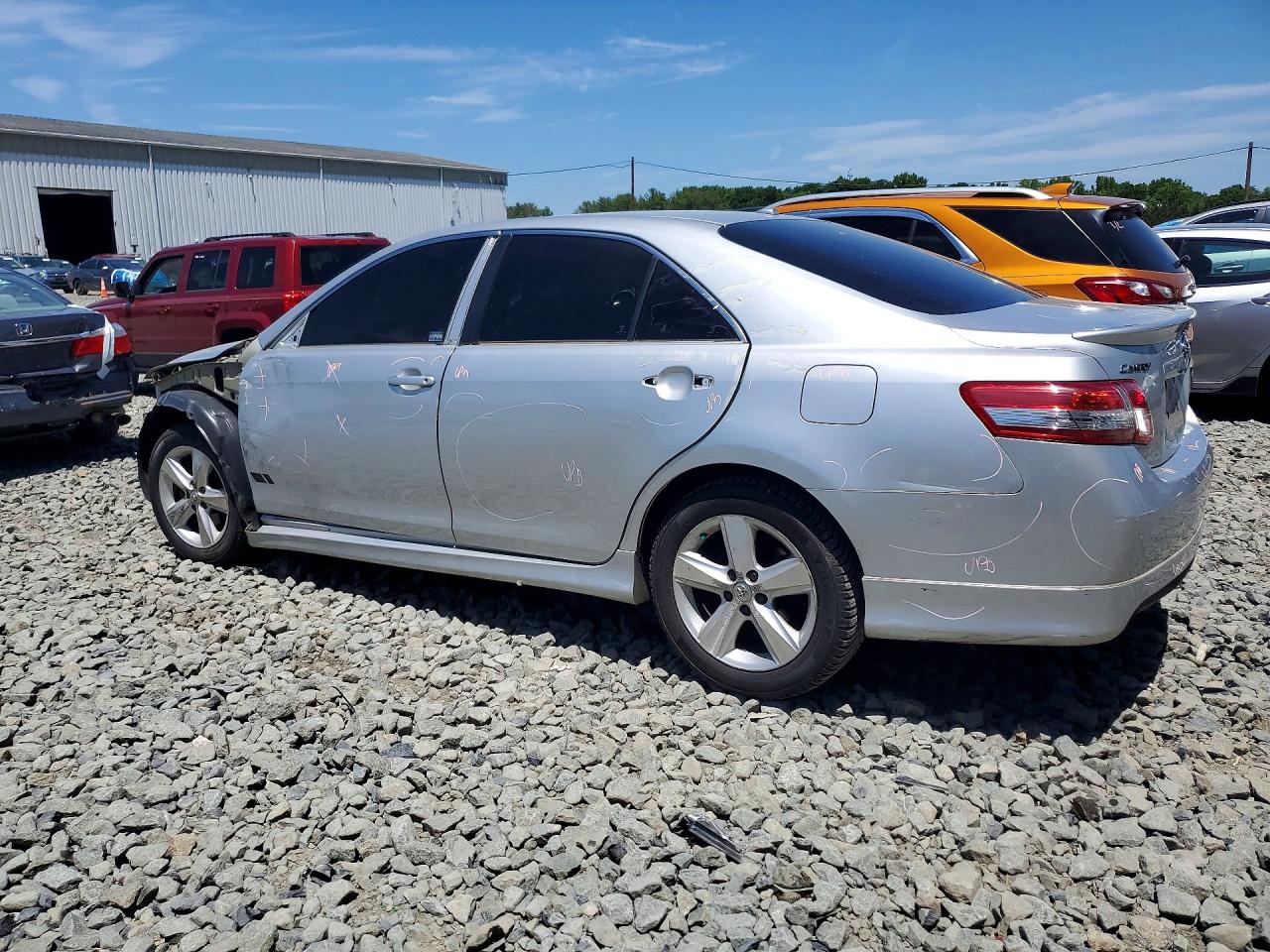 2010 Toyota Camry Se Silver vin: 4T1BF3EK2AU031260