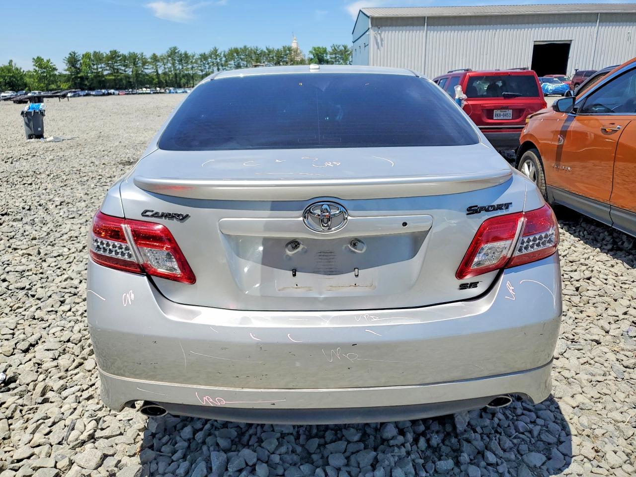 2010 Toyota Camry Se Silver vin: 4T1BF3EK2AU031260
